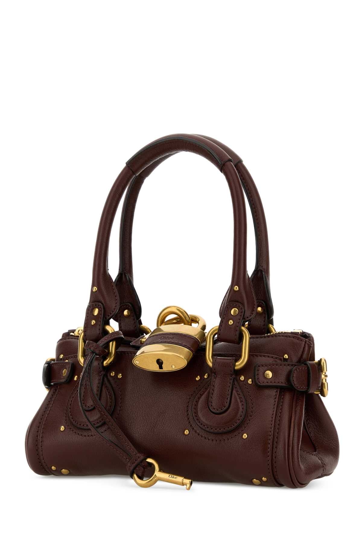 Chloe Women Chocolate Small Paddington Handbag CHLOE