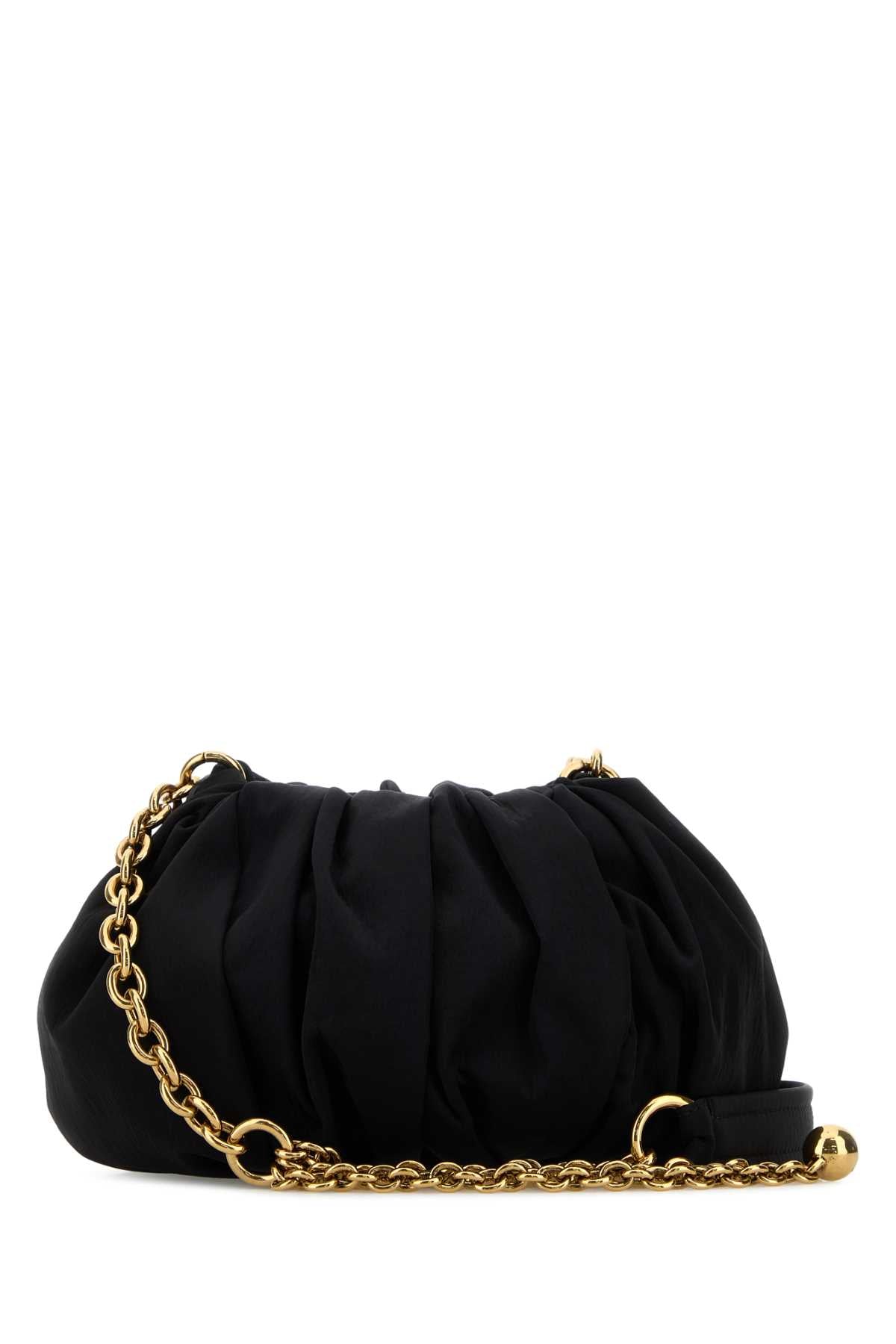 Chloe Women Black Canvas Chloe Plisse Shoulder Bag CHLOE