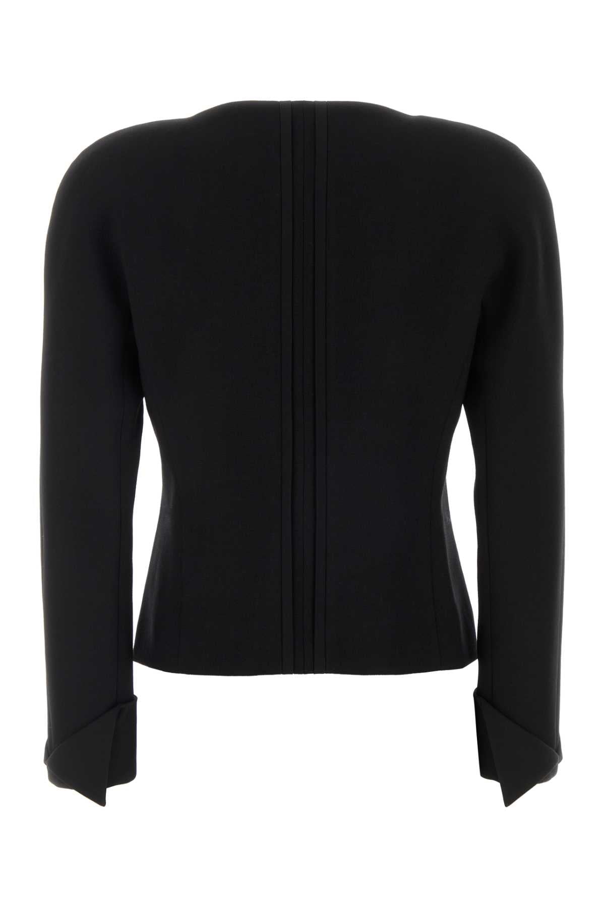 Chloe Women Black Crepe Blazer CHLOE