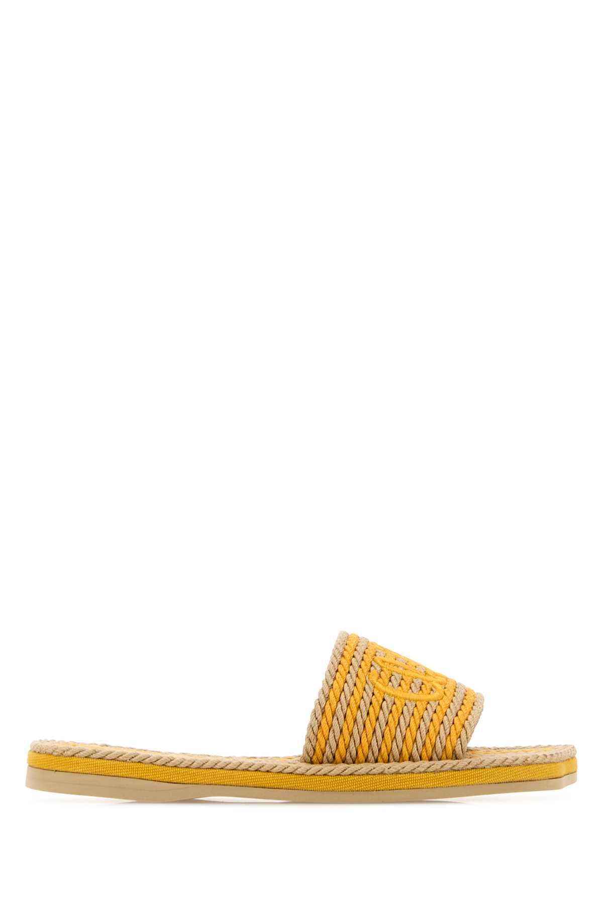 Chloe Women Embroidered Raffia Chloã¨ Sand Slippers CHLOE