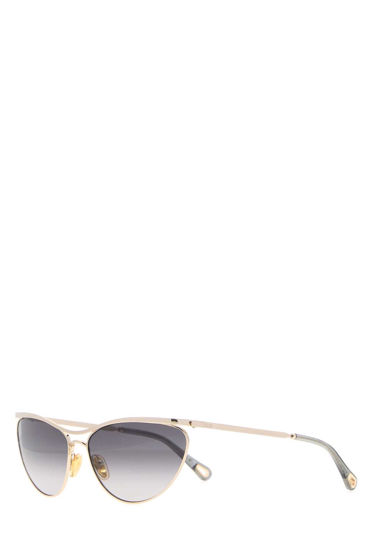 Chloe Women Gold Metal Uma Sunglasses CHLOE