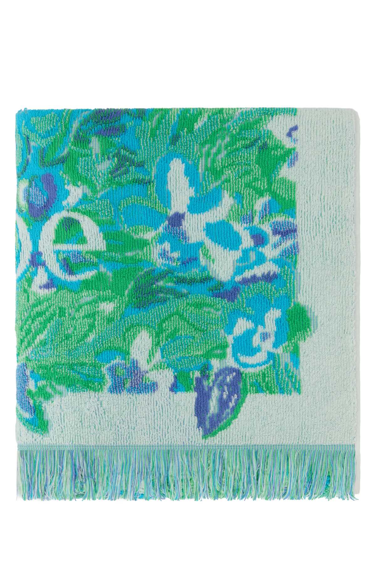 Chloe Women Embroidered Terry Fabric Chloe Wild Flowers Beach Towel CHLOE