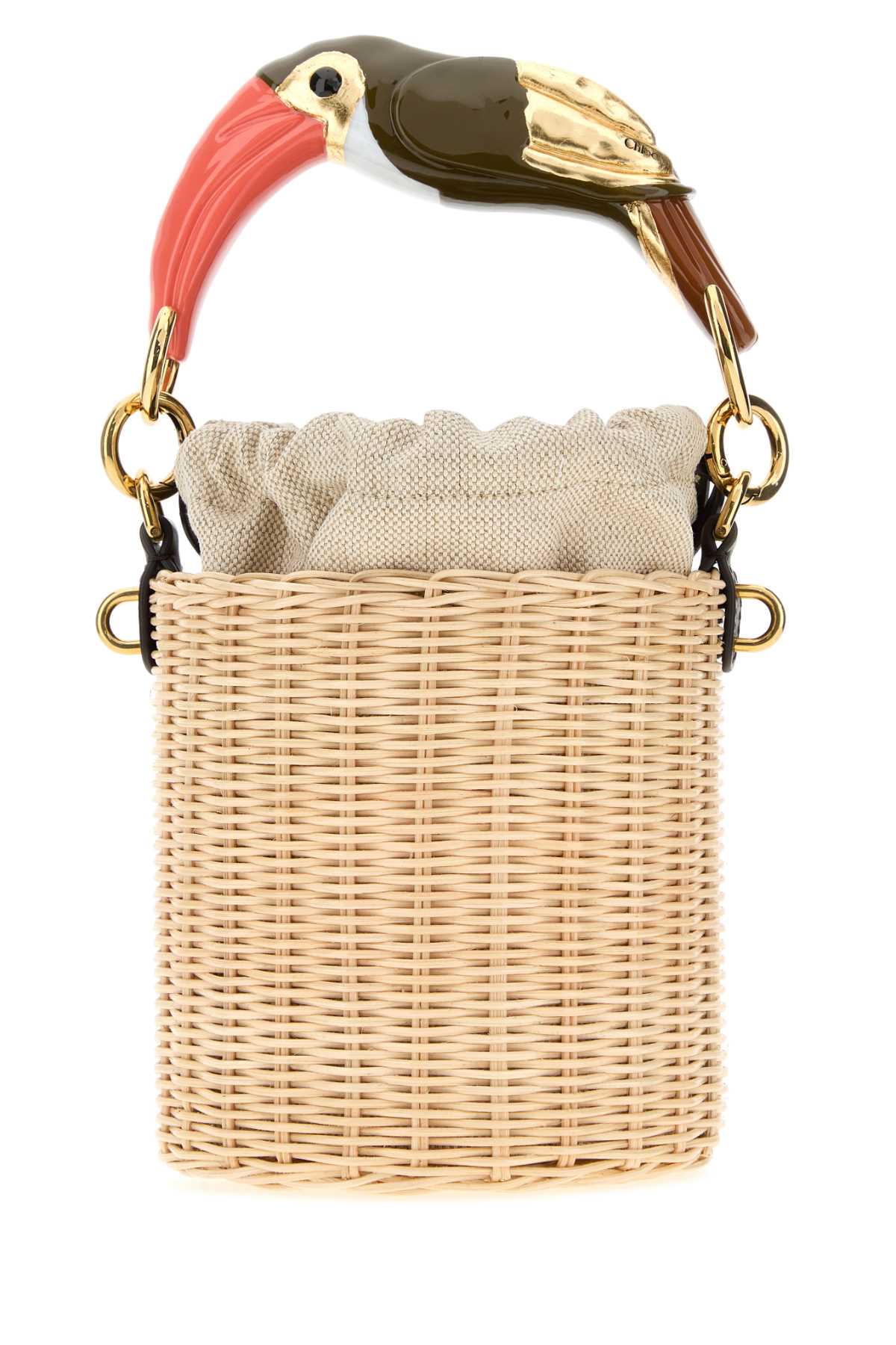 Chloe Women Raffia Chloe Tropicus Bucket Bag CHLOE