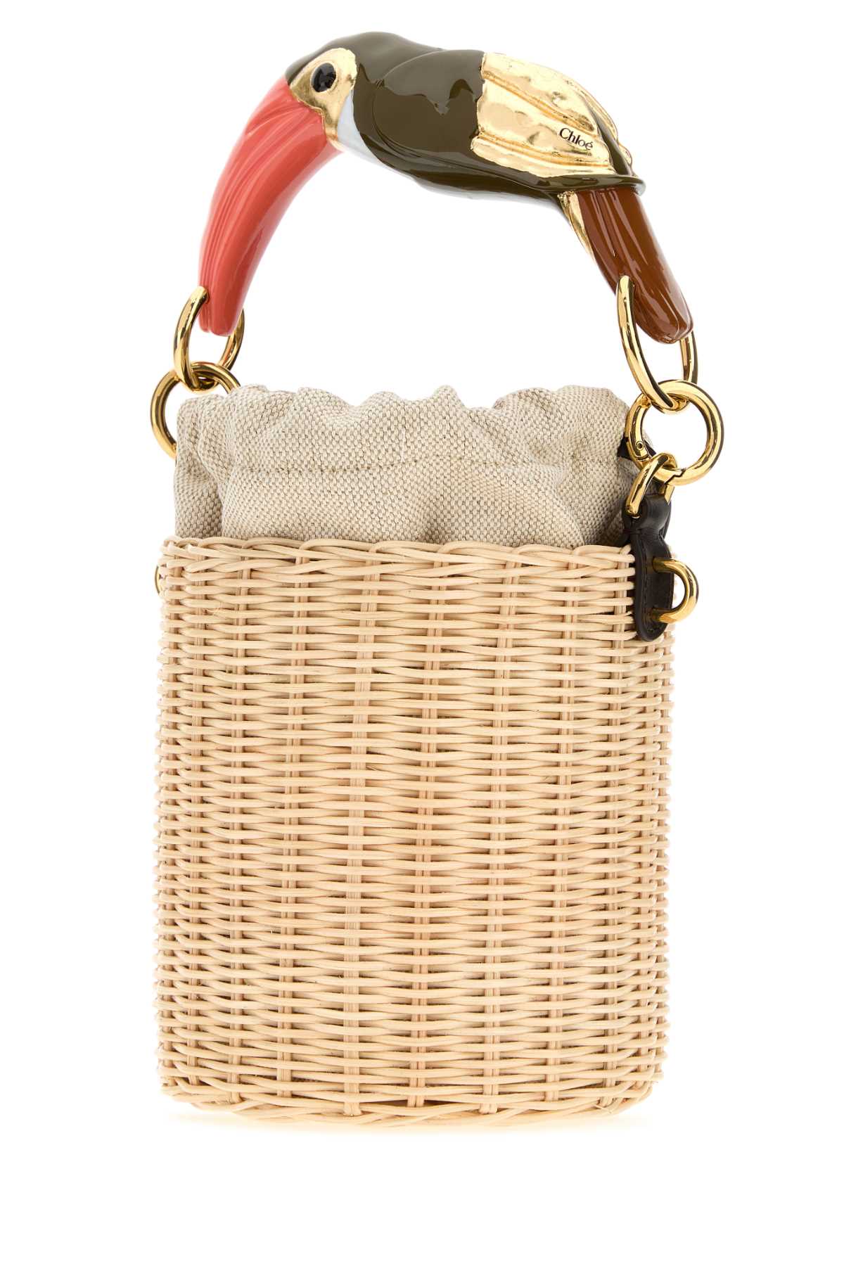 Chloe Women Raffia Chloe Tropicus Bucket Bag CHLOE