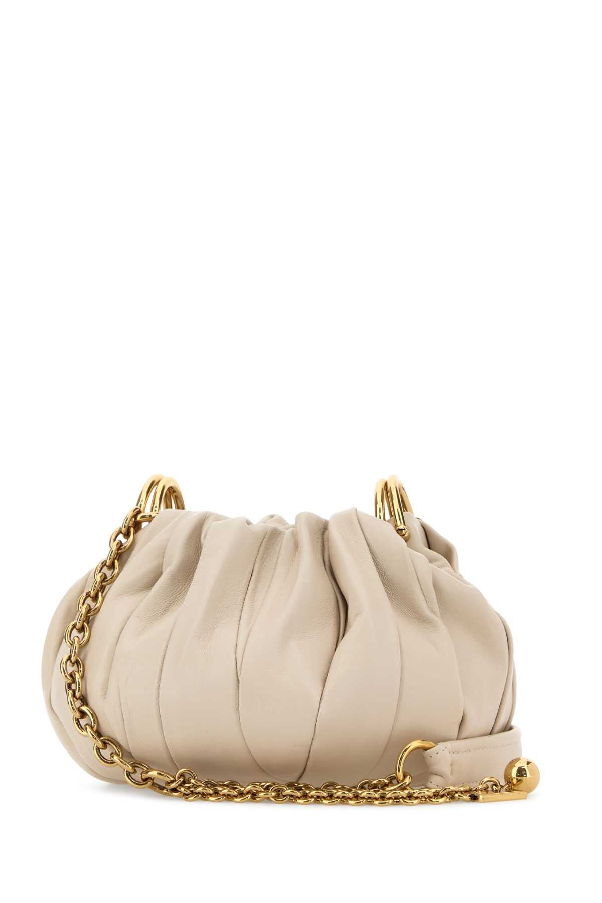 Chloe Women Sand Leather Chloe Plisse Bucket Bag CHLOE
