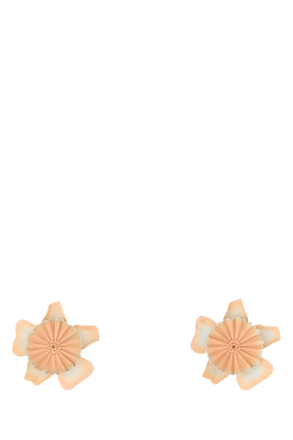 Chloe Women Light Pink Metal Chloe Bloom Earrings CHLOE