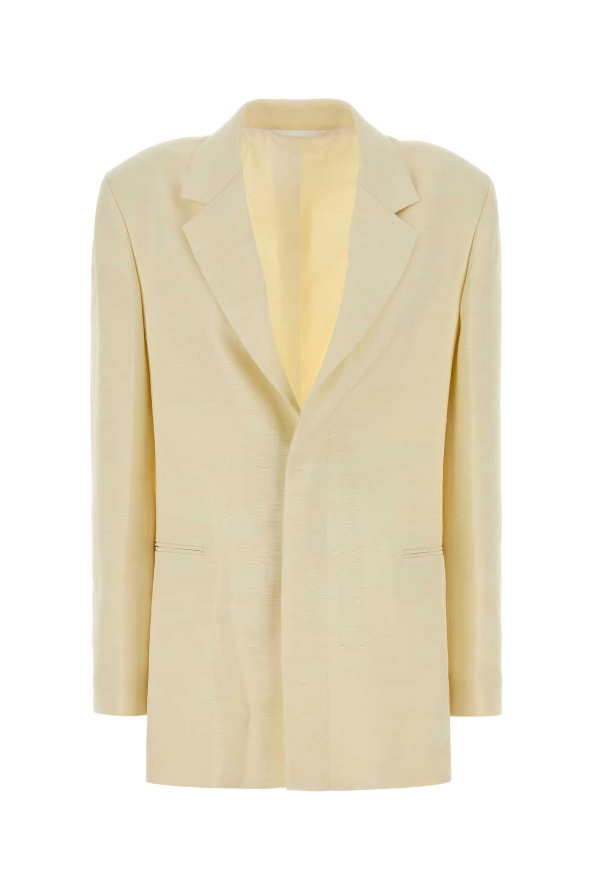 Carven Women Yellow Viscose Blend Blazer CARVEN