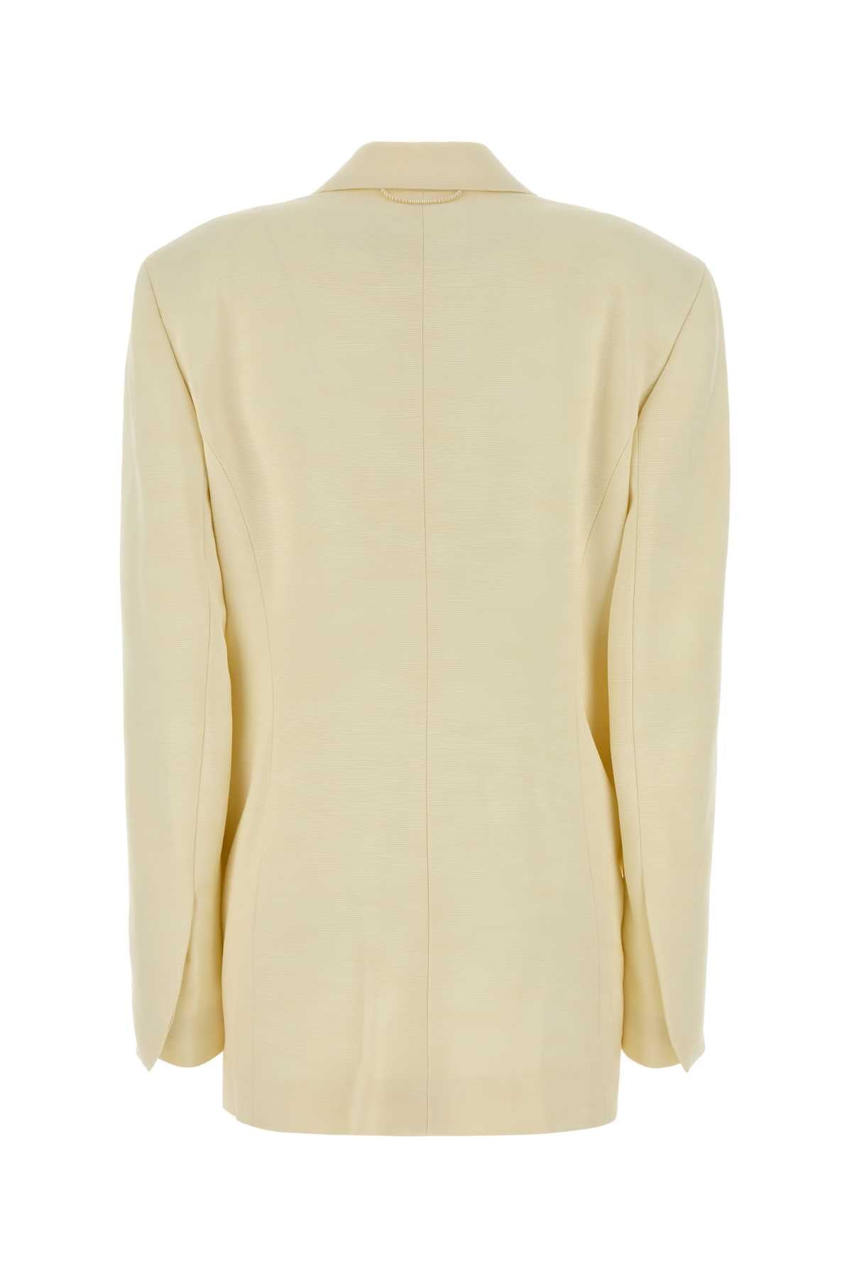 Carven Women Yellow Viscose Blend Blazer CARVEN