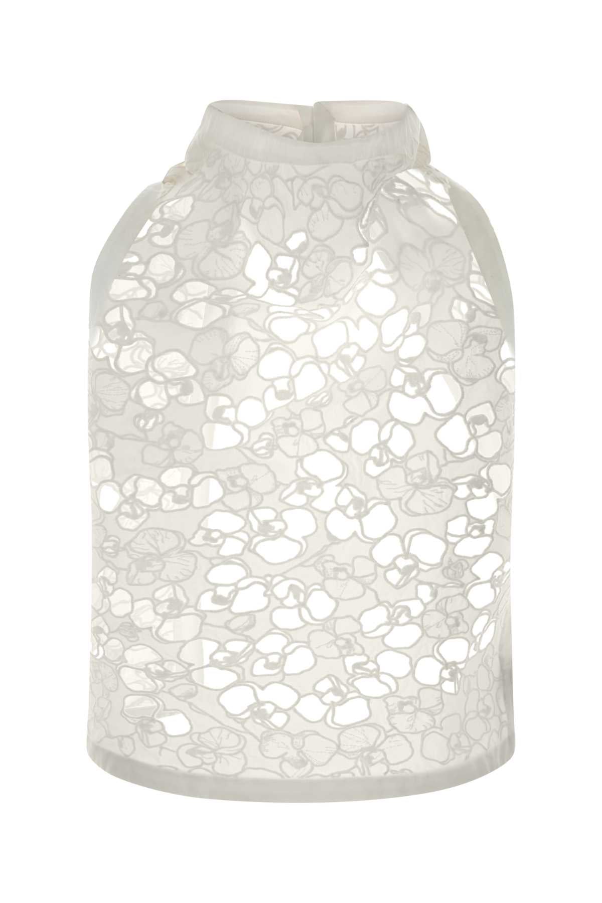 Carven Women White Cotton Top CARVEN