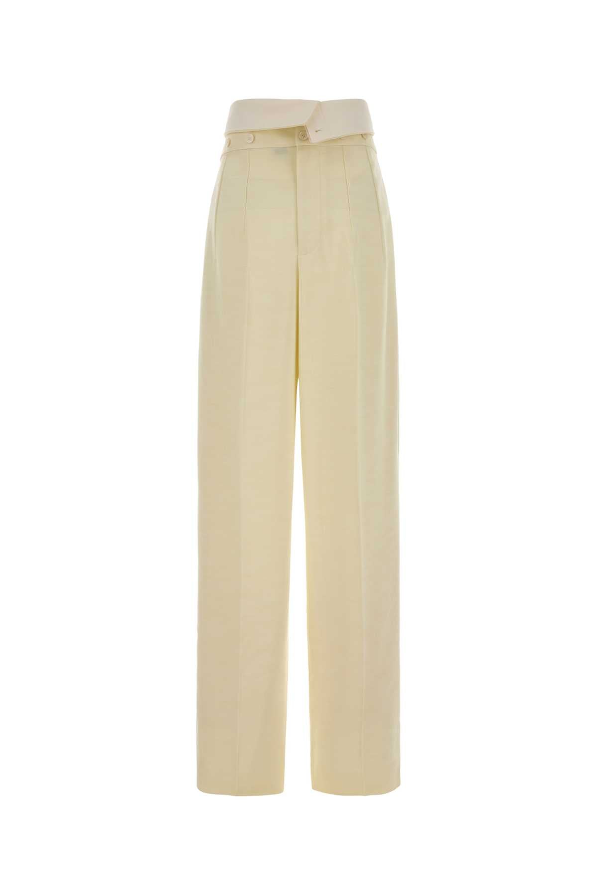 Carven Women Cream Gabardine Orchidã¨ Pant CARVEN