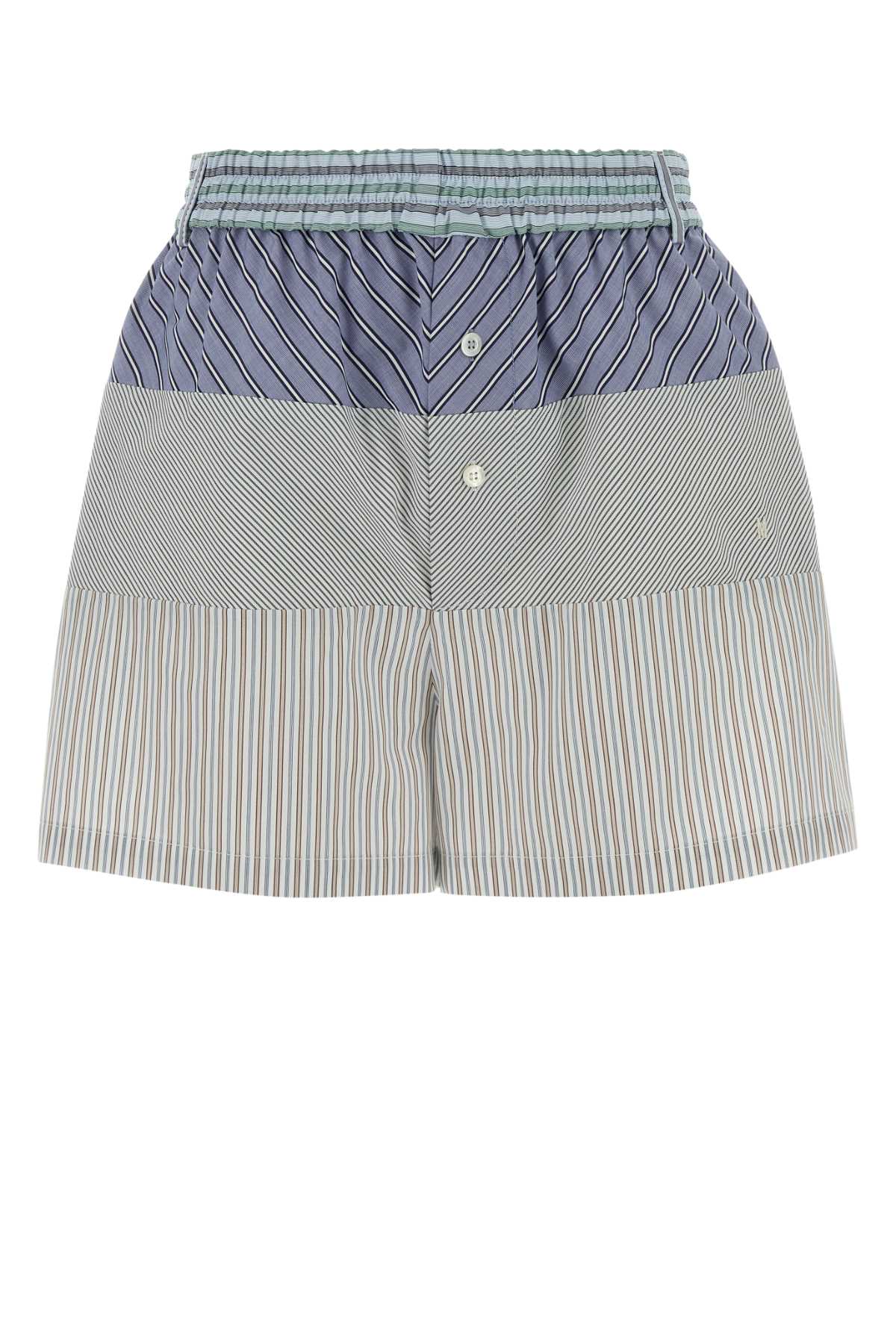 Moschino Women Embroidered Poplin Shorts MOSCHINO