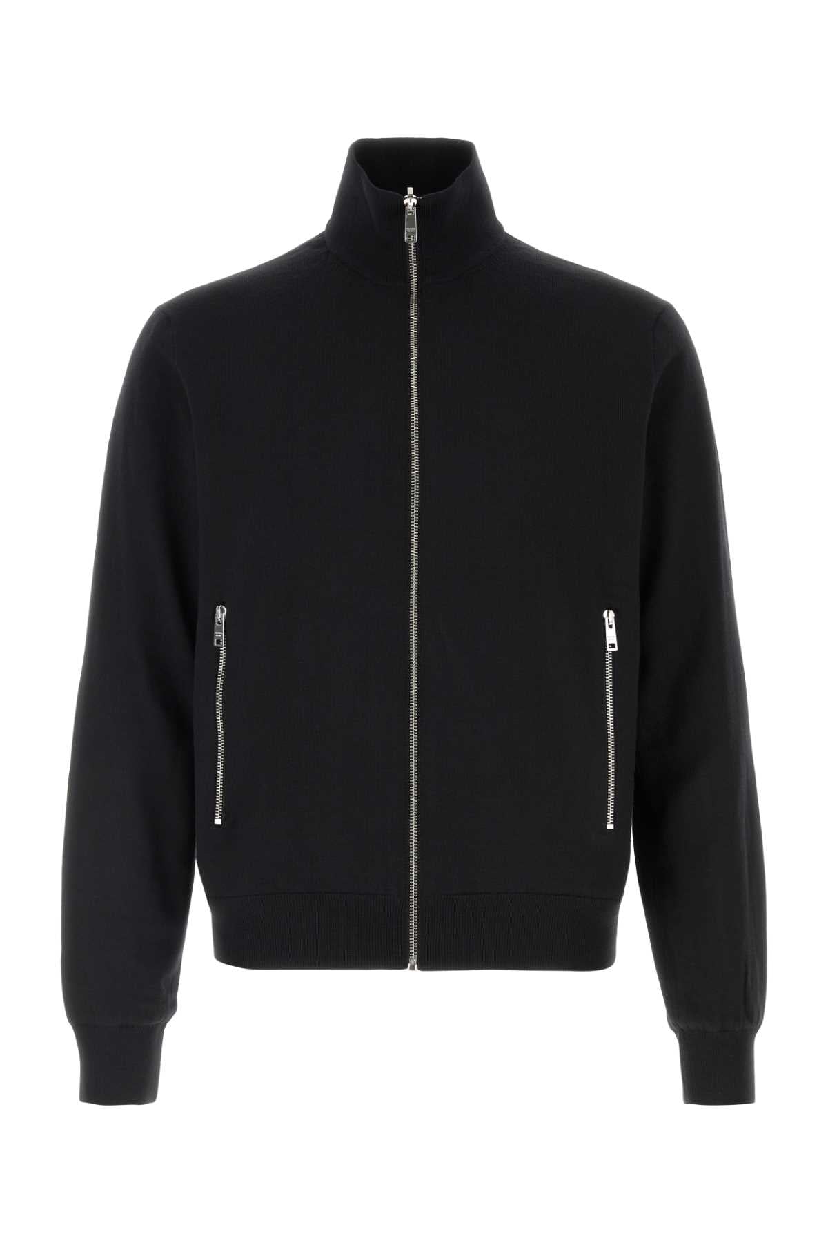 Prada Men Black Wool Reversible Cardigan PRADA