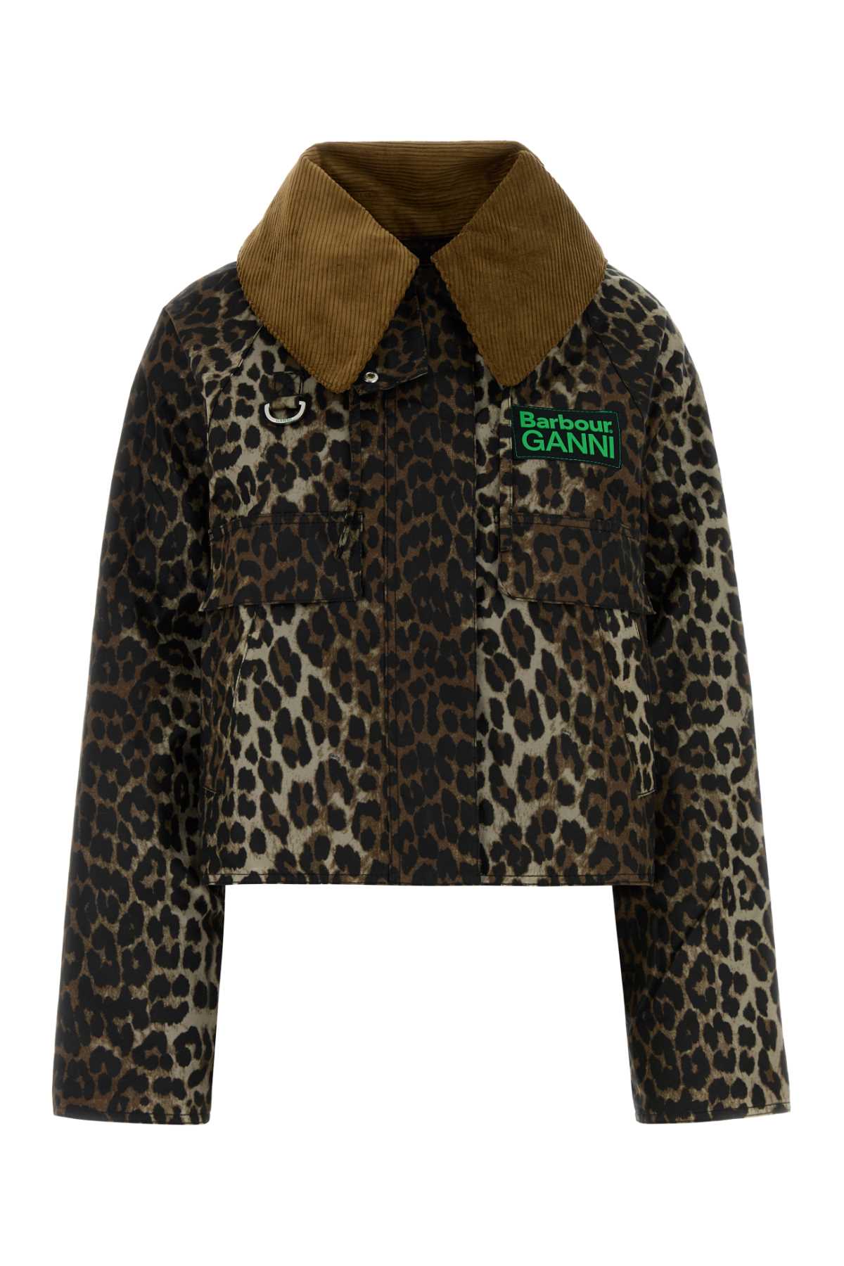 Barbour X Ganni Women Printed Cotton Barbour X Ganni Jacket BARBOUR X GANNI