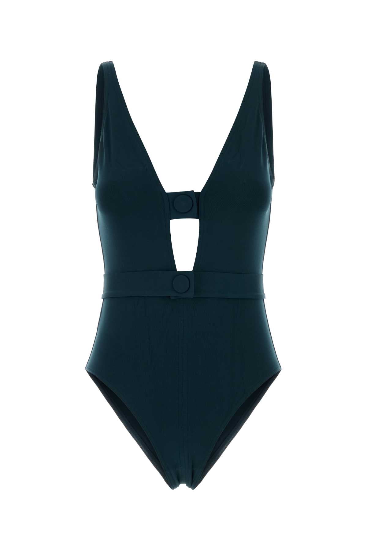 Eres Women Petrol Blue Stretch Nylon Exception Swimsuit ERES