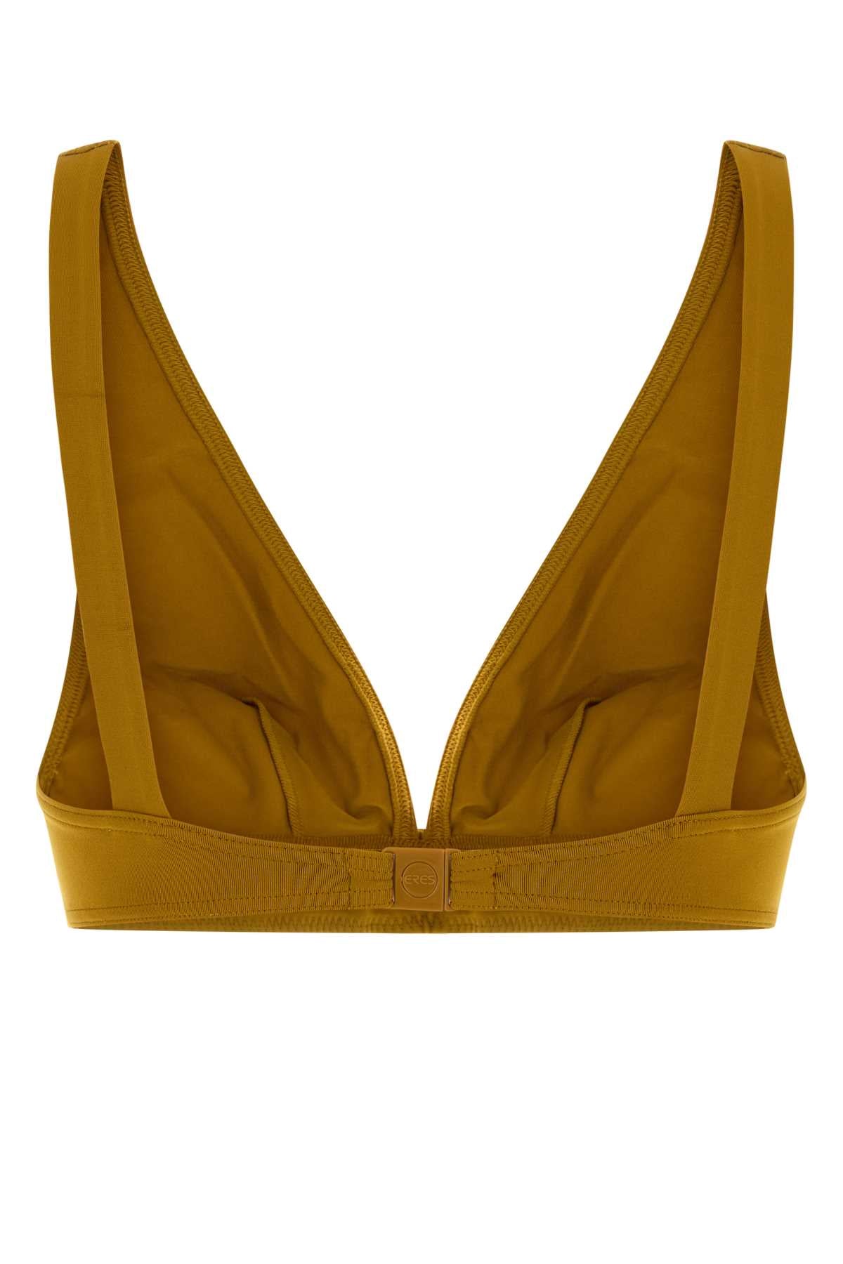Eres Women Mustard Stretch Nylon Charme Bikini Top ERES
