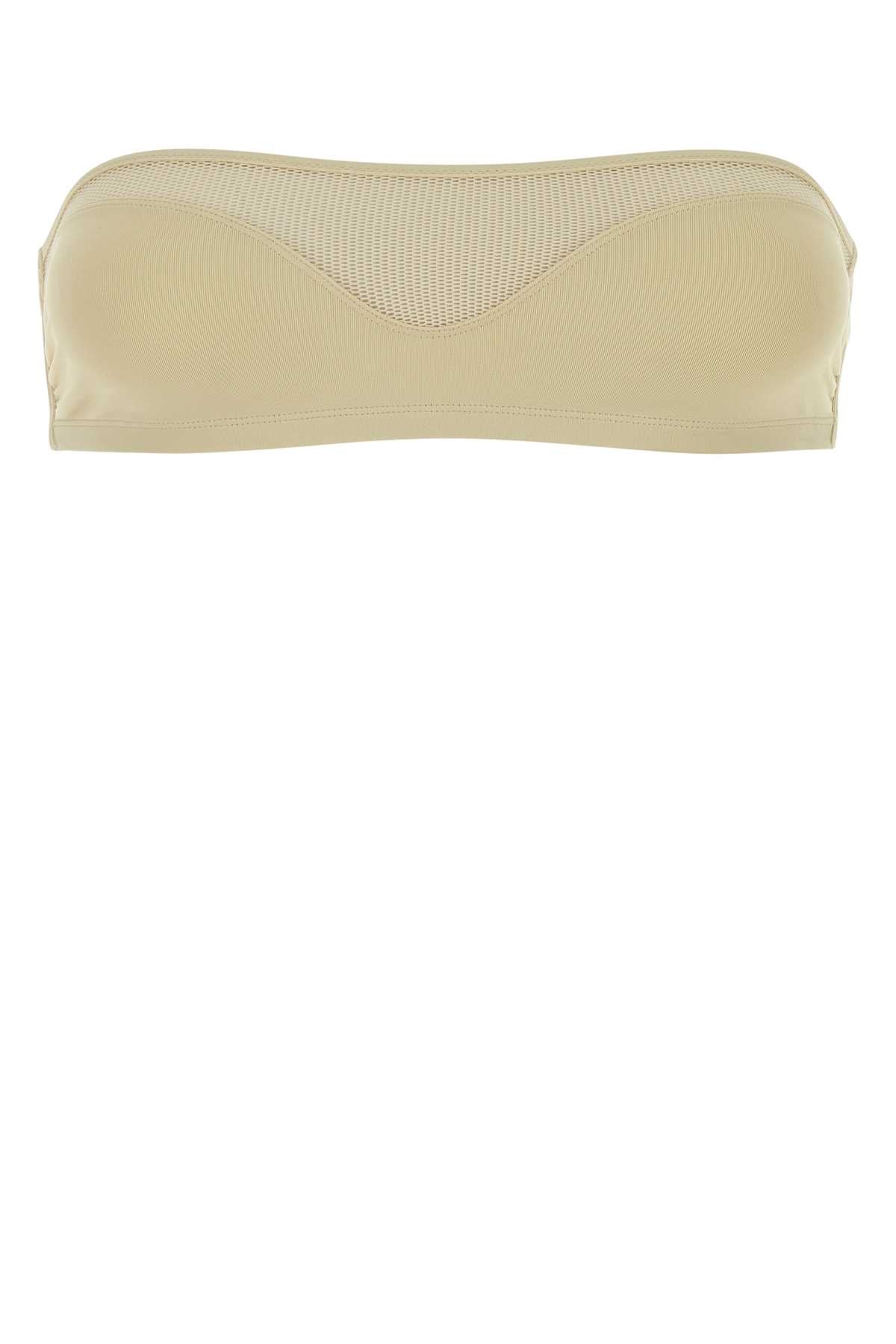 Eres Women Ivory Stretch Nylon Premiere Bikini Top ERES