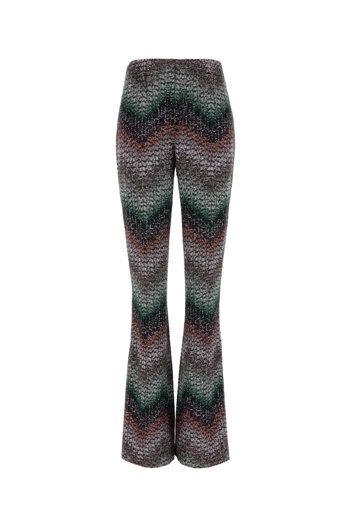Missoni Women Embroidered Viscose Blend Flared Pant MISSONI