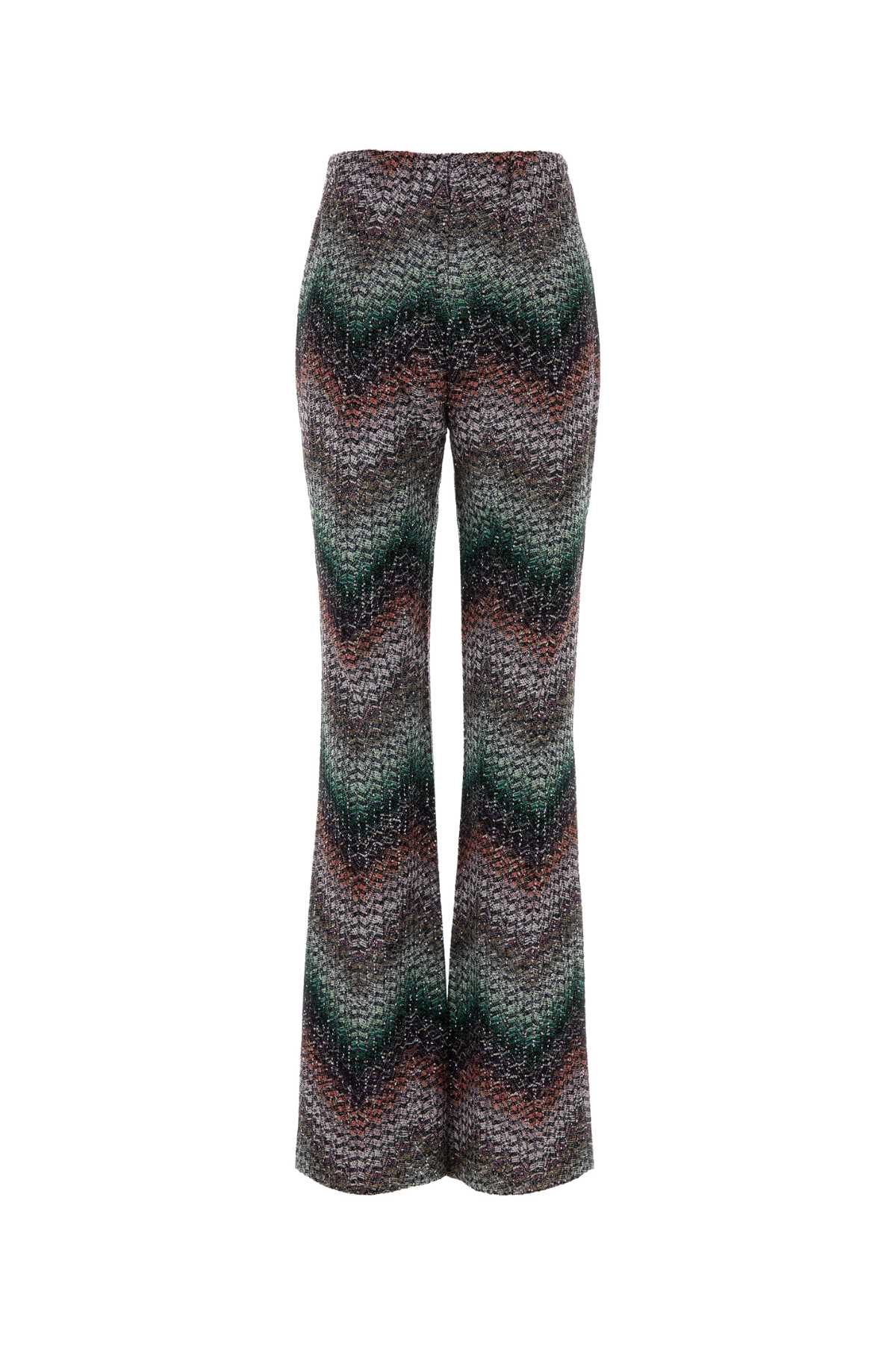 Missoni Women Embroidered Viscose Blend Flared Pant MISSONI
