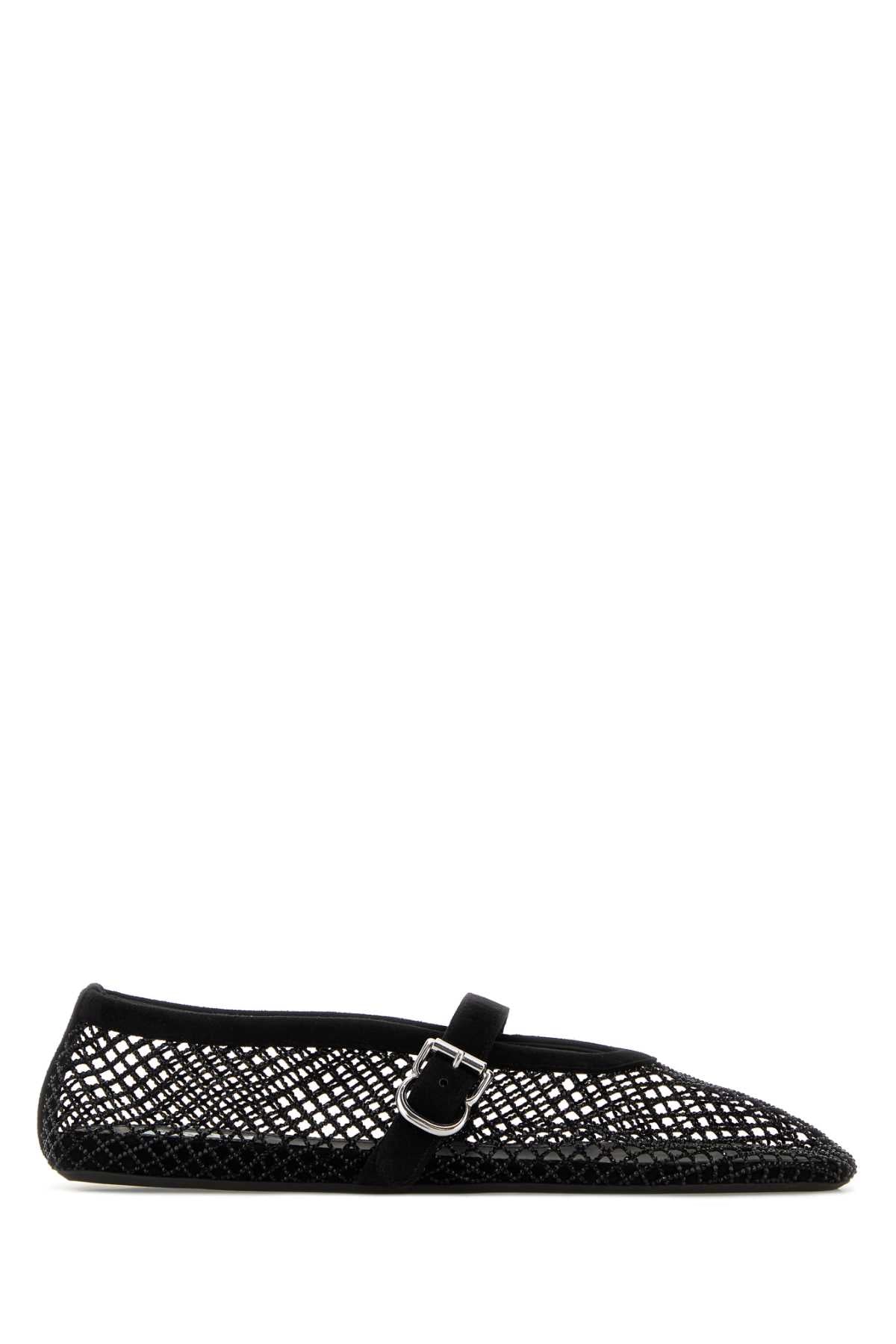 Alaia Women Black Mesh Ballerinas ALAIA