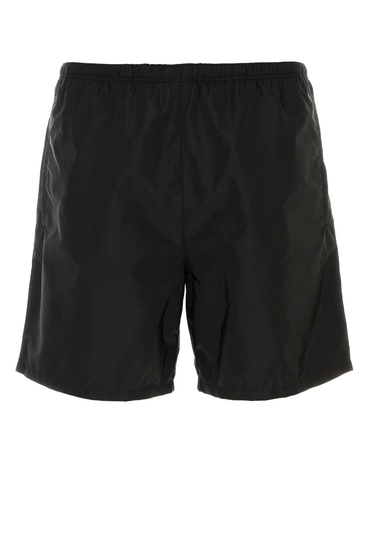 Prada Men Black Re-Nylon Swimming Shorts PRADA