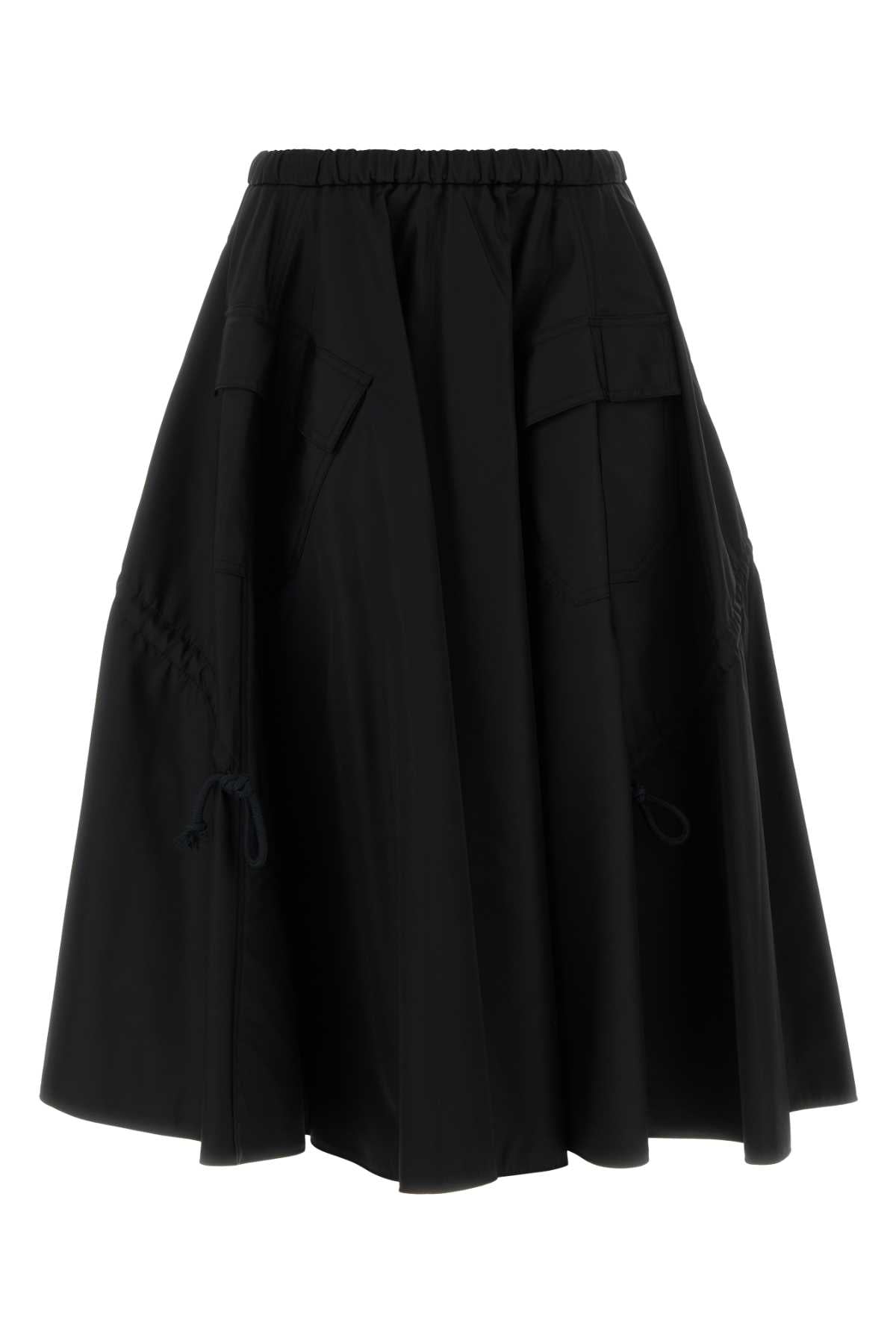 Prada Women Black Re-Nylon Skirt PRADA