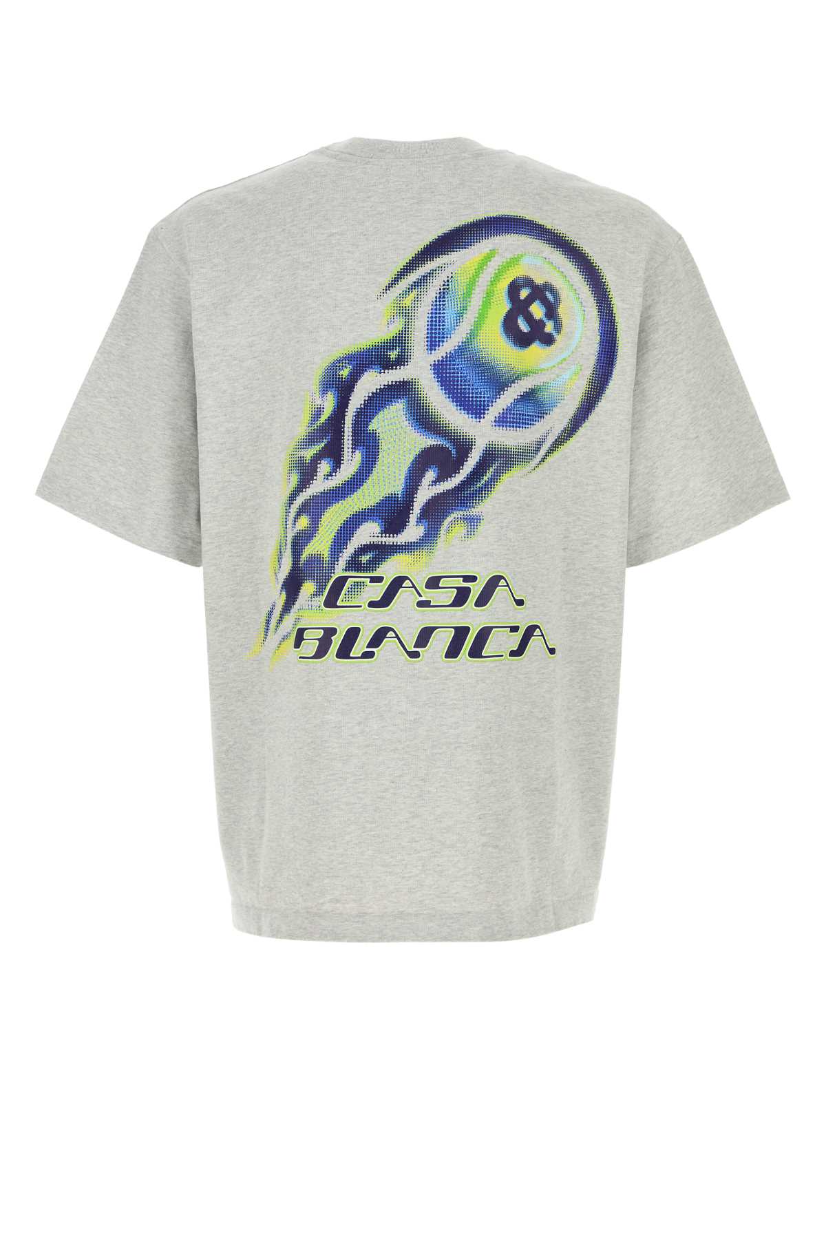 Casablanca Men Grey Cotton Oversize T-Shirt CASABLANCA