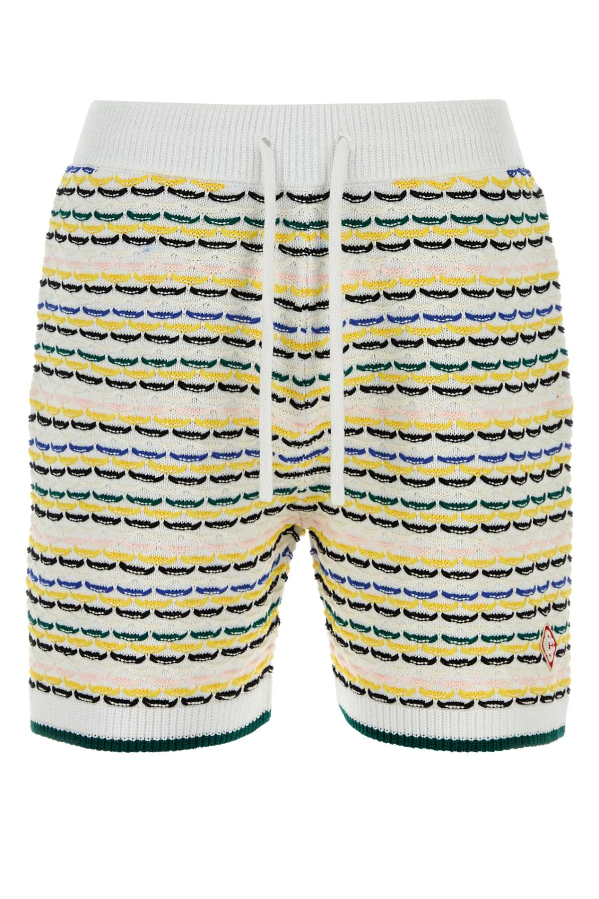 Casablanca Men Embroidered Cotton Bermuda Shorts CASABLANCA