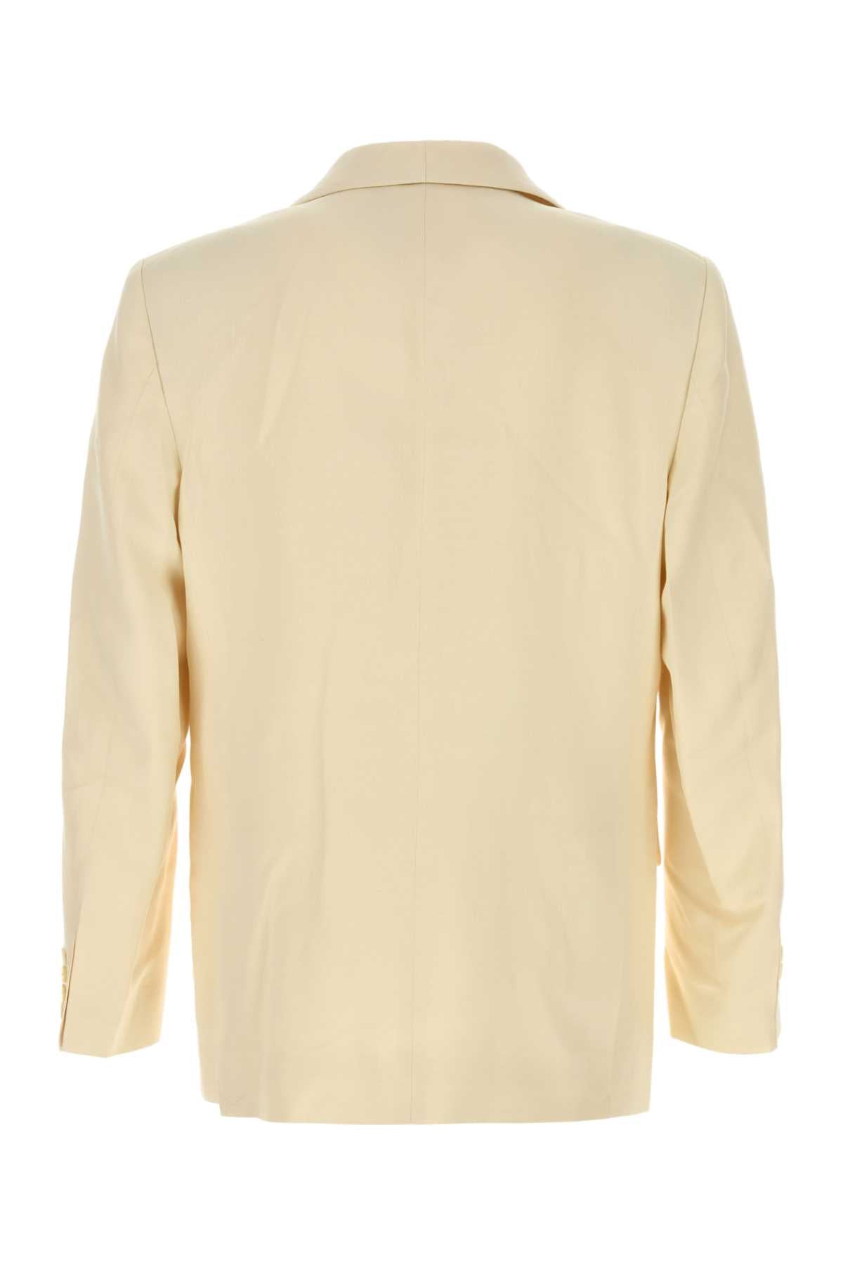 Bode Men Cream Viscose Blend Blazer BODE