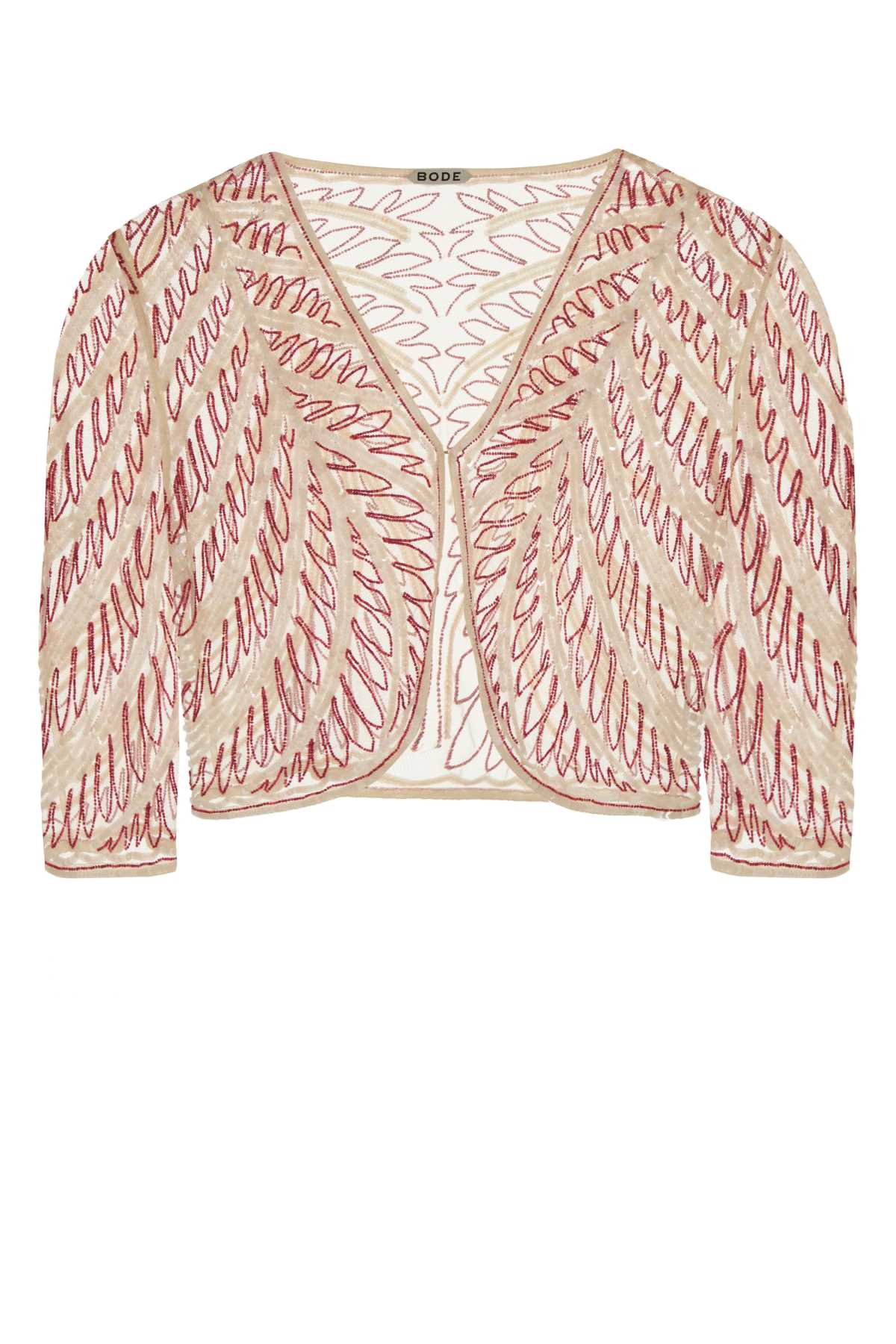 Bode Women Embellished Mesh Rita Cardigan BODE