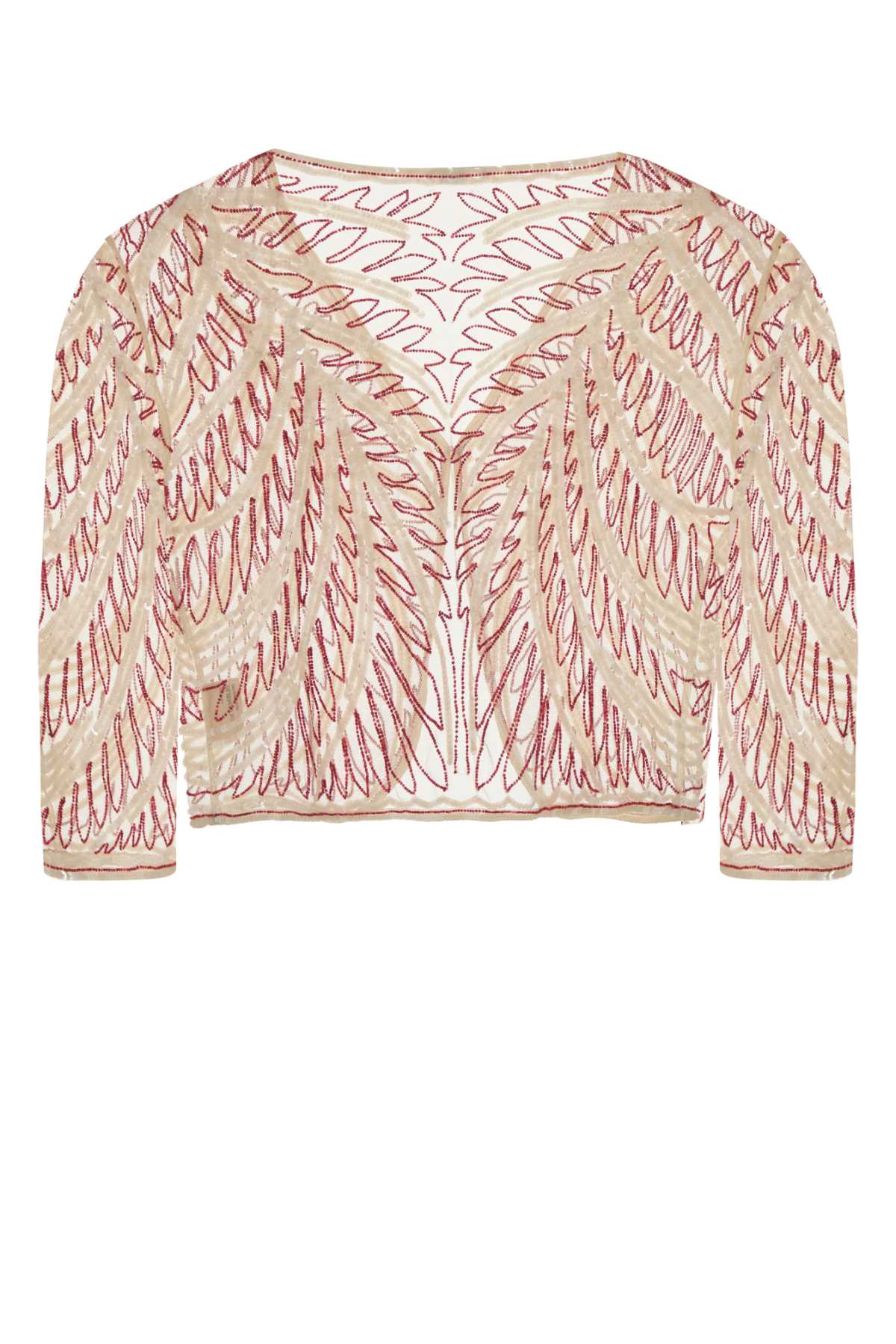 Bode Women Embellished Mesh Rita Cardigan BODE