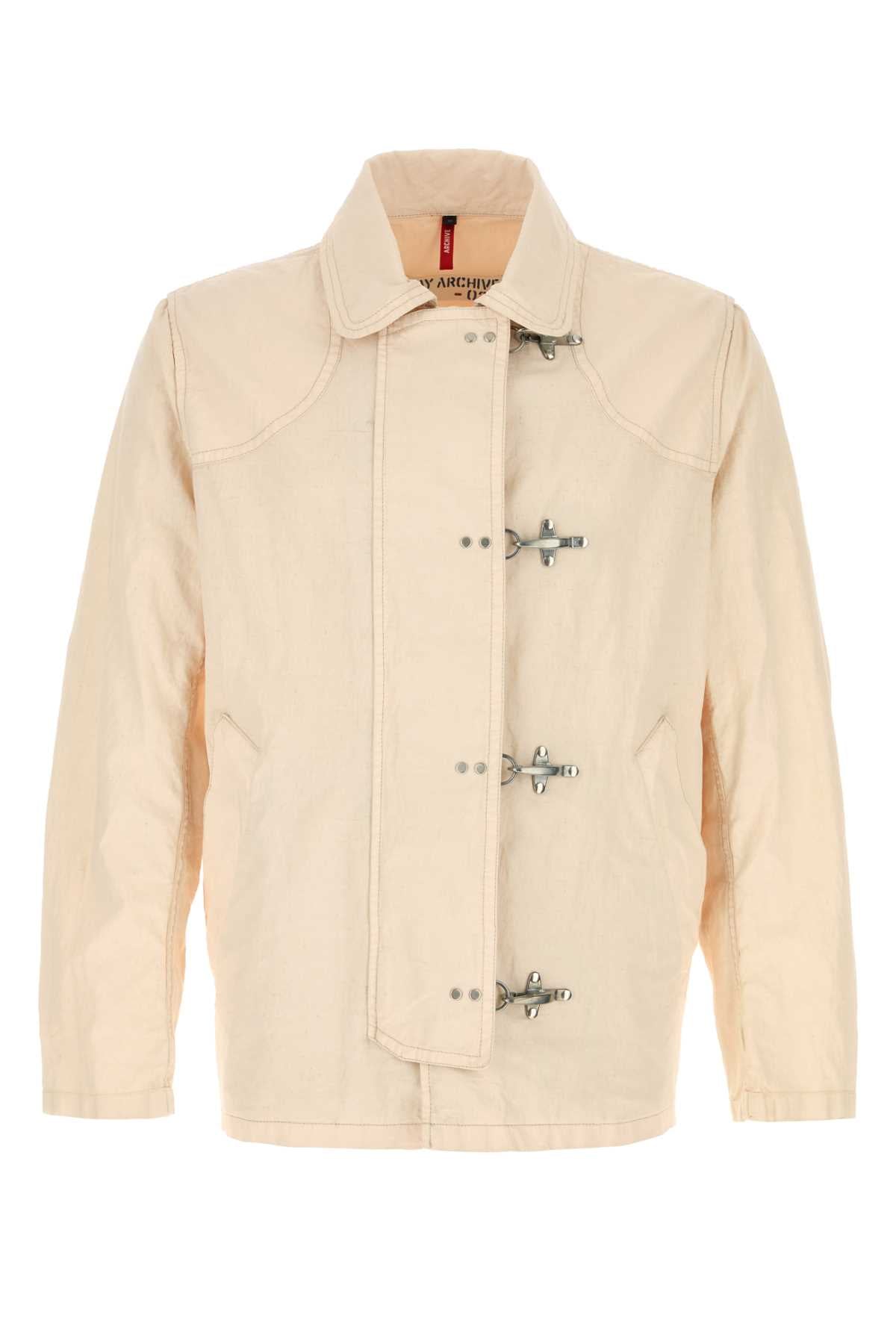 Fay Men Light Pink Linen Jacket FAY