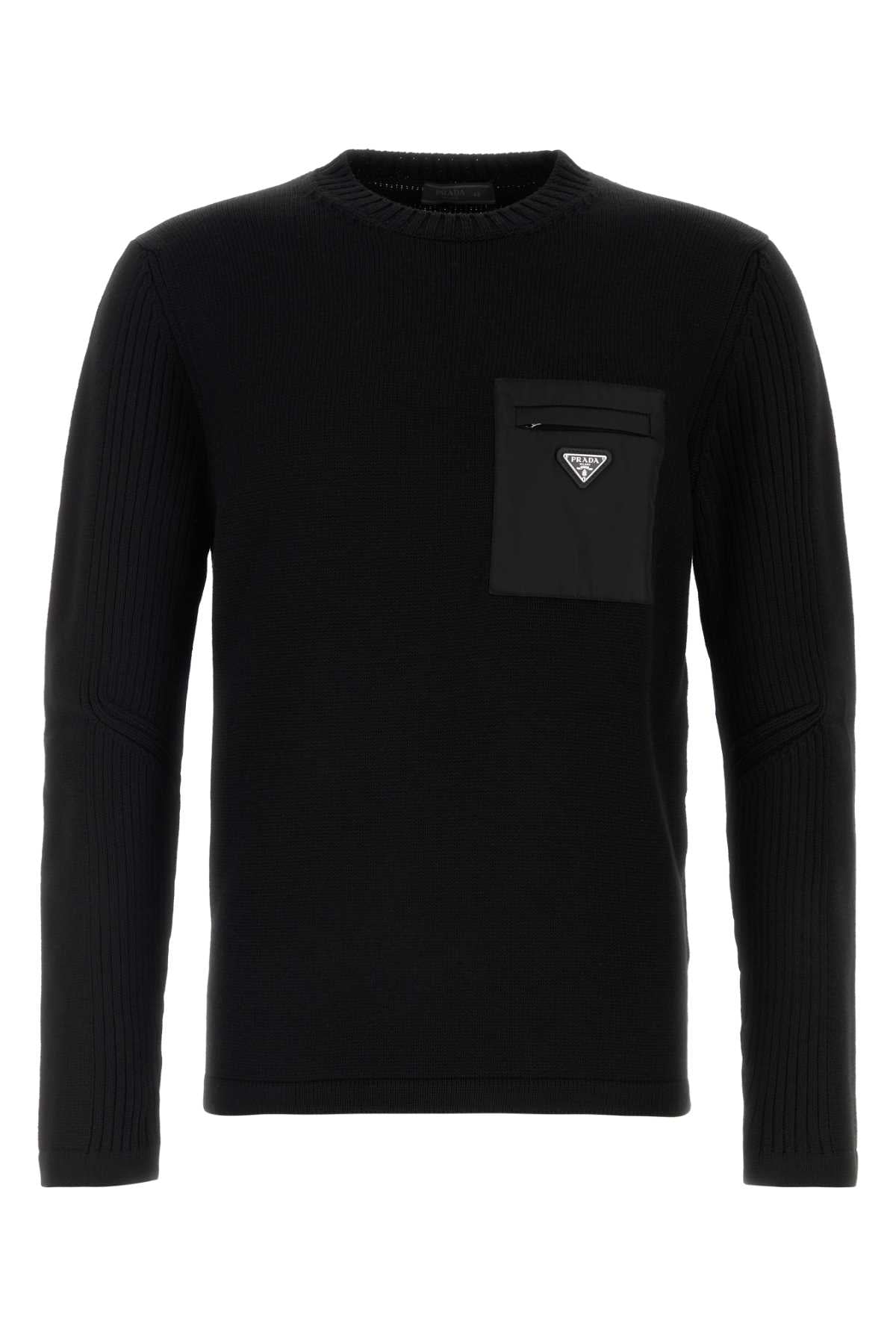 Prada Men Black Wool Sweater PRADA