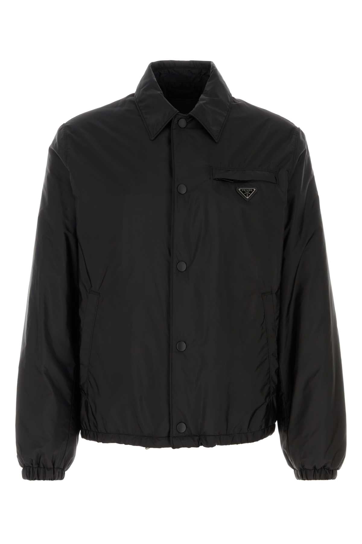 Prada Men Black Re-Nylon Padded Jacket PRADA