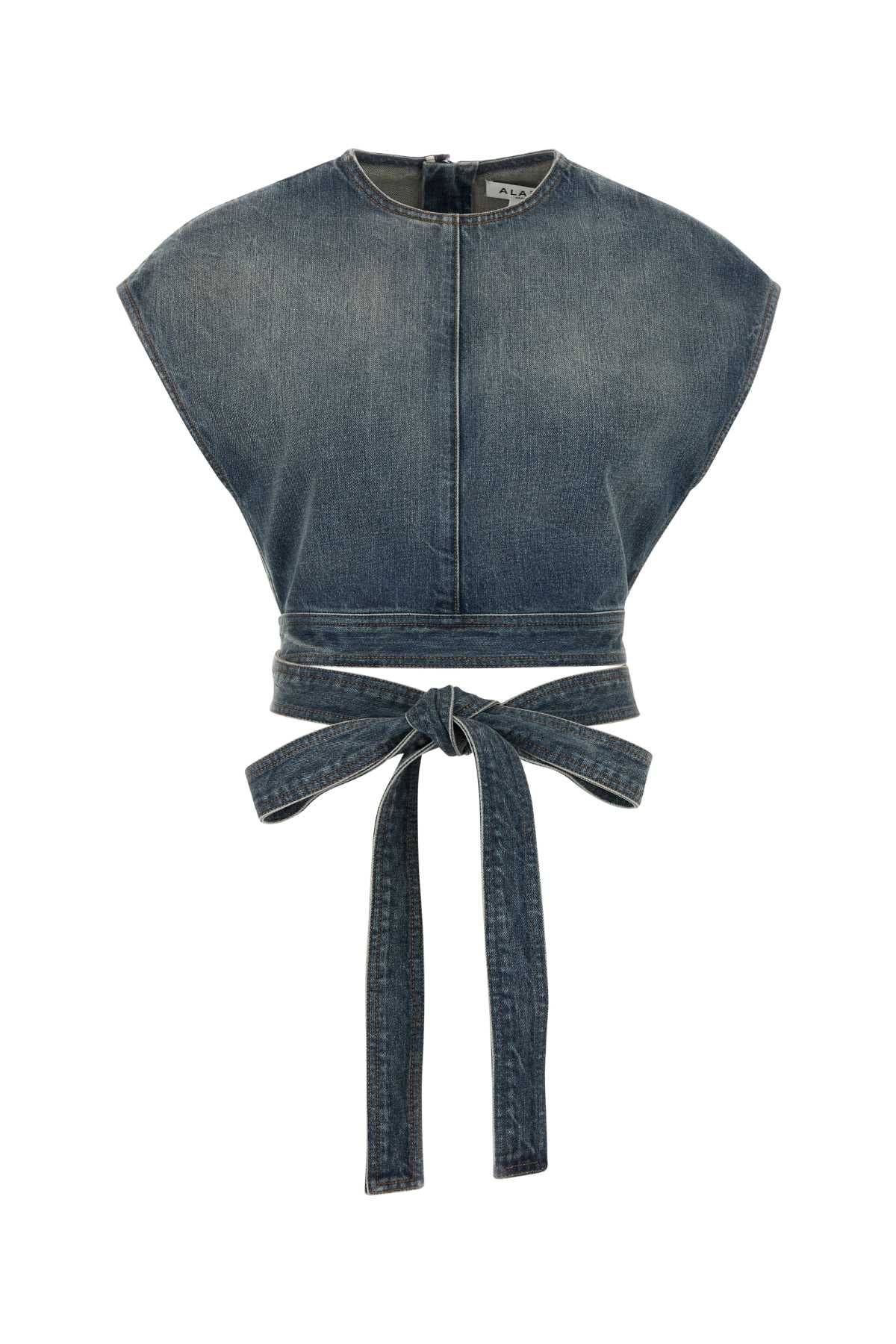 Alaia Women Denim Top ALAIA