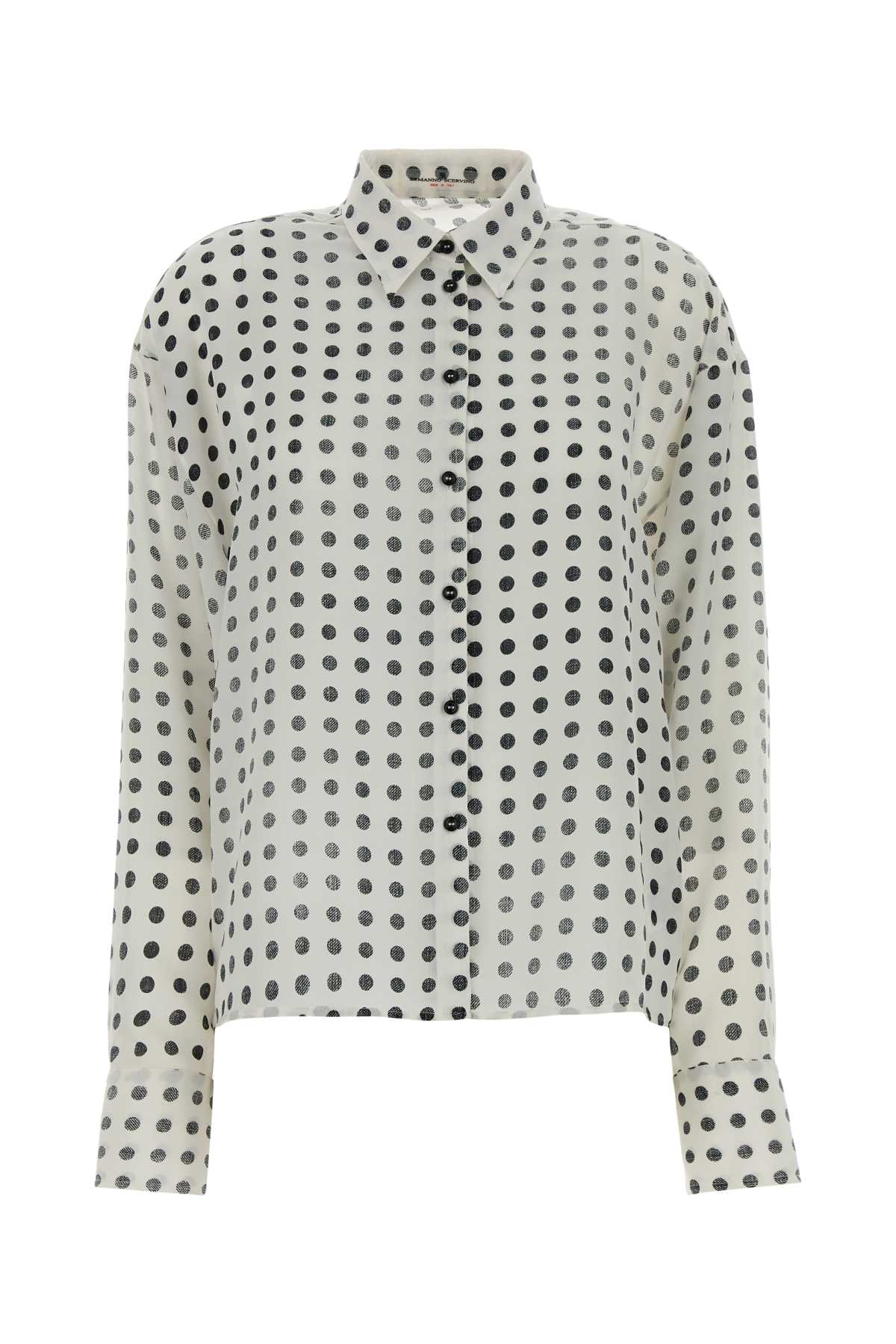 Ermanno Scervino Women Printed Silk Shirt ERMANO SCERVINO
