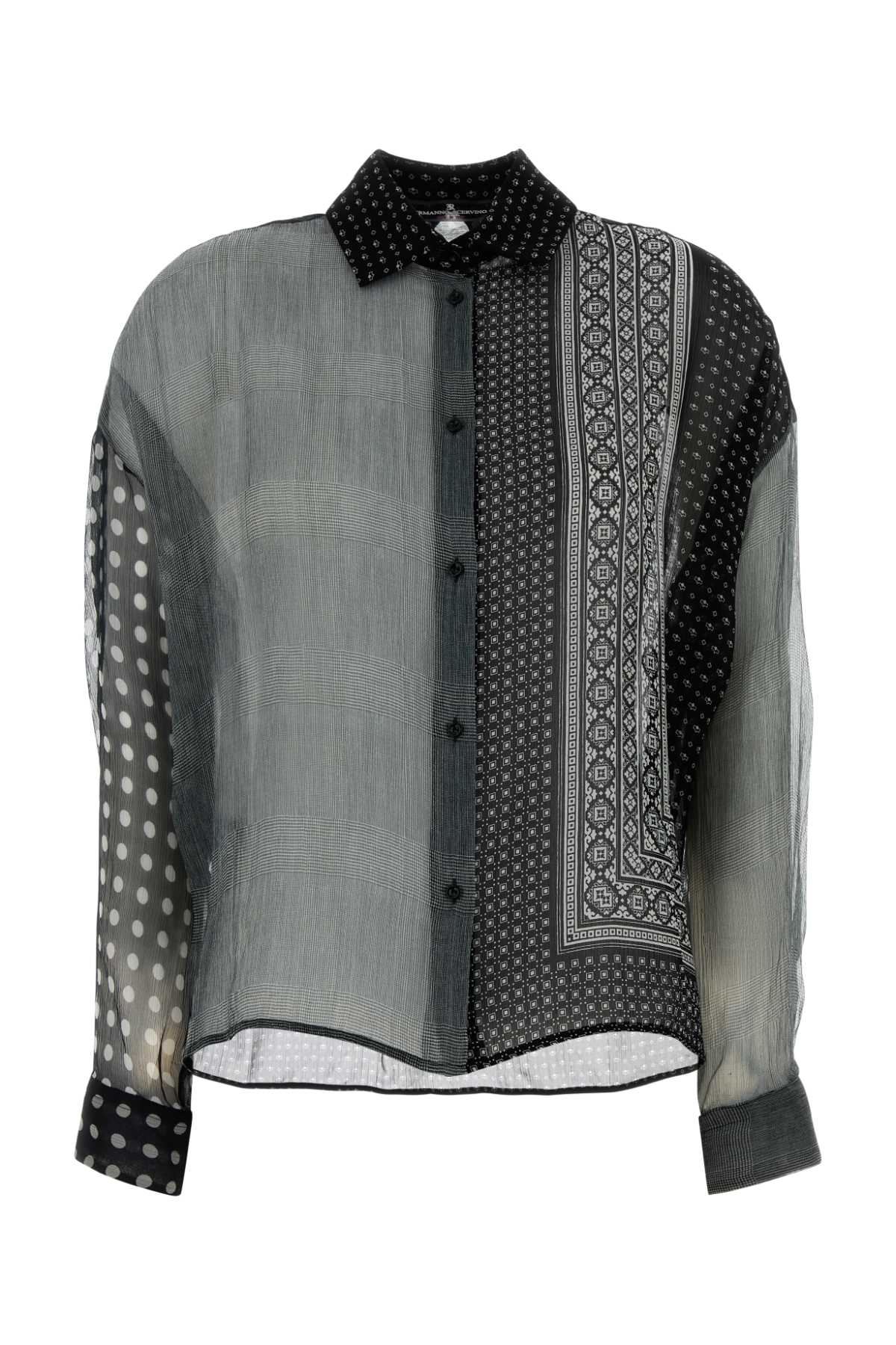 Ermanno Scervino Women Printed Crepe Shirt ERMANO SCERVINO