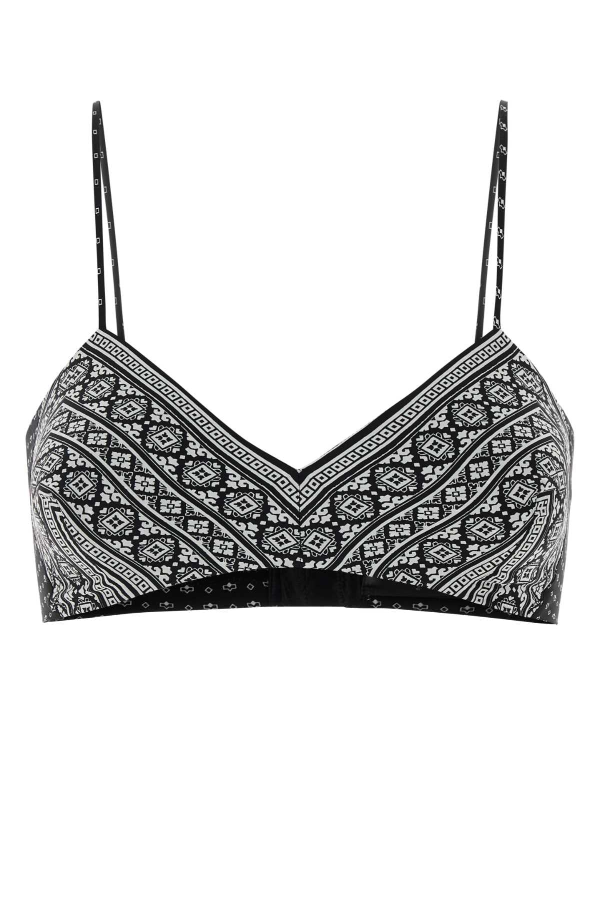 Ermanno Scervino Women Printed Silk Crop-Top ERMANO SCERVINO