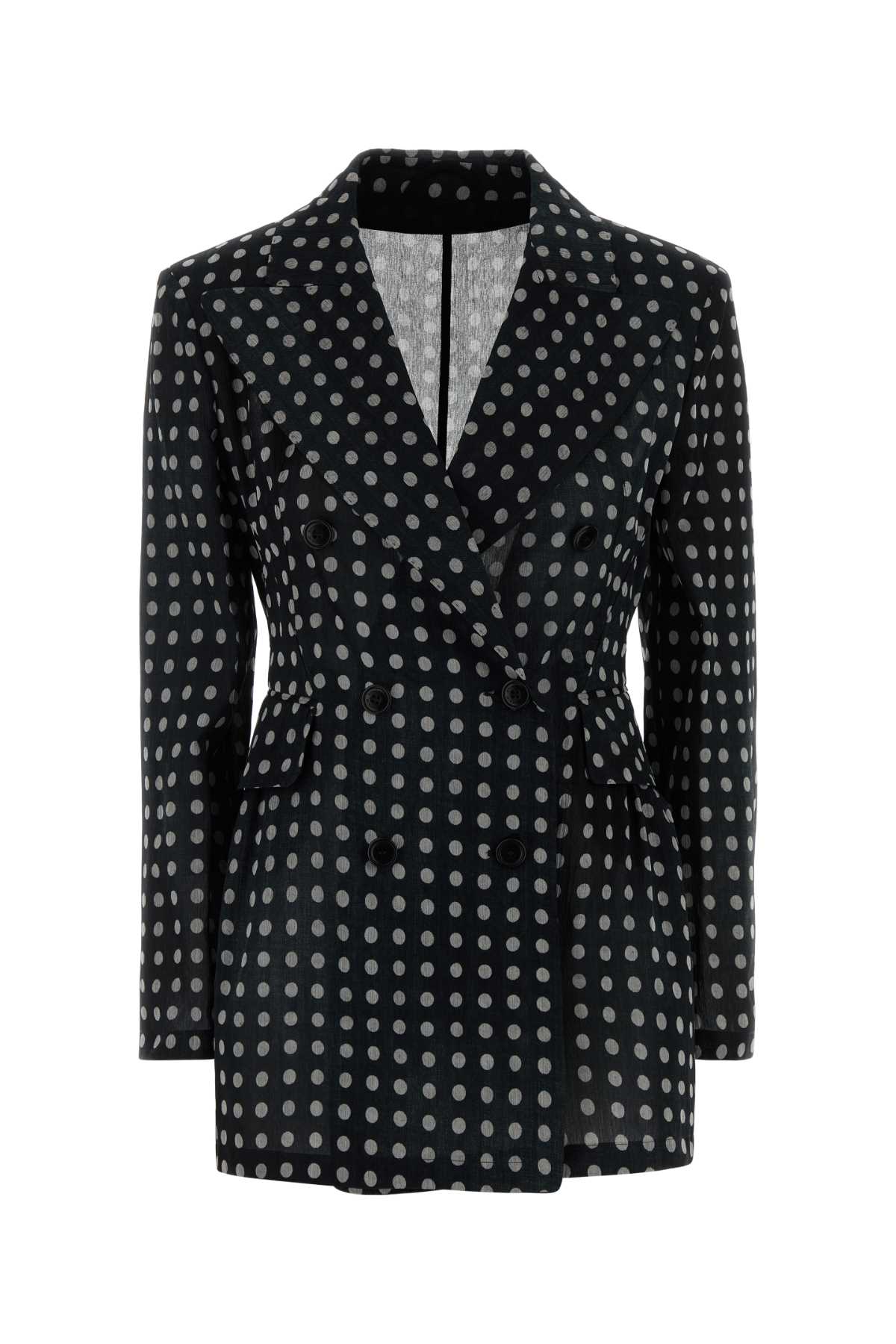 Ermanno Scervino Women Printed Organza Blazer ERMANO SCERVINO