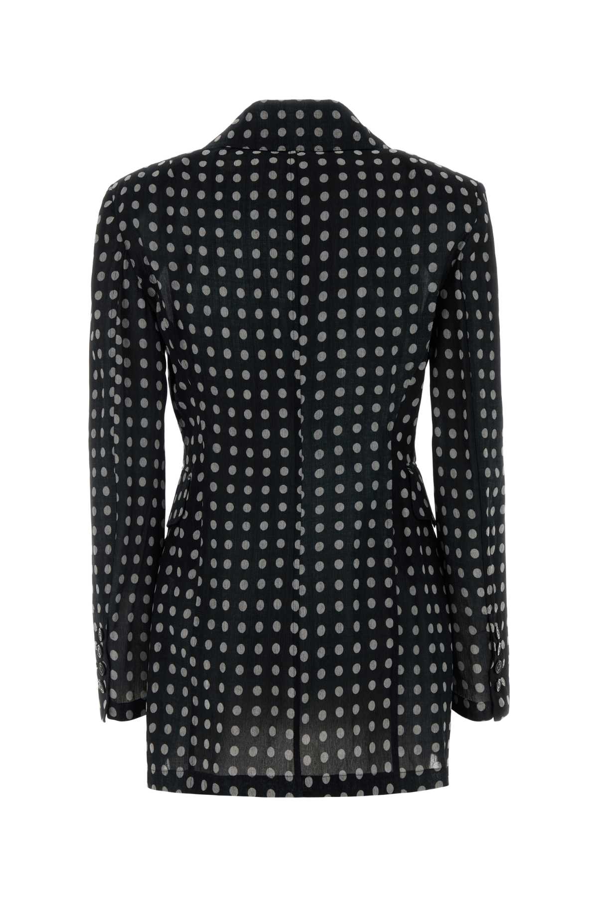 Ermanno Scervino Women Printed Organza Blazer ERMANO SCERVINO