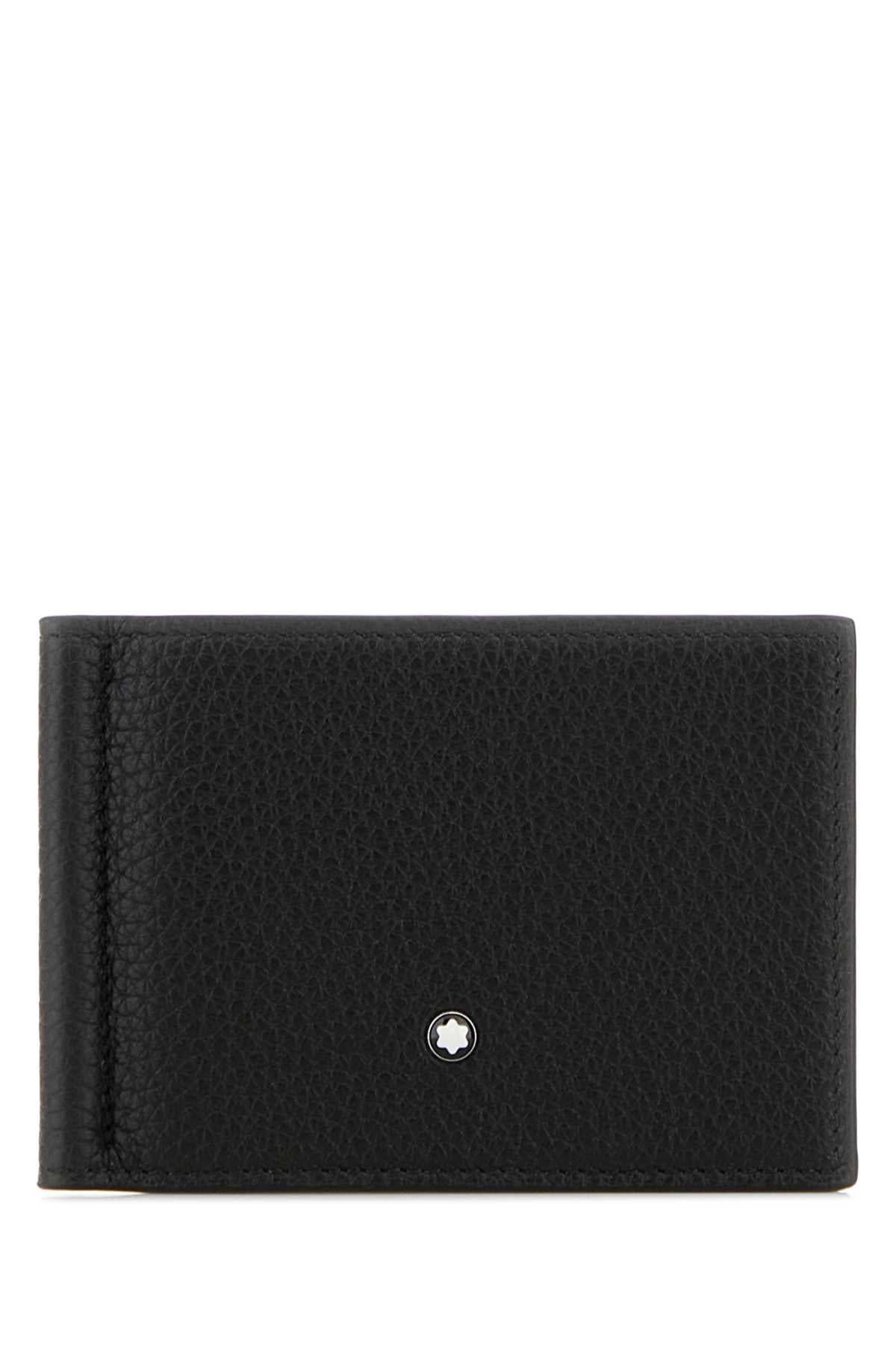Montblanc Men Black Leather Card Holder MONTBLANC