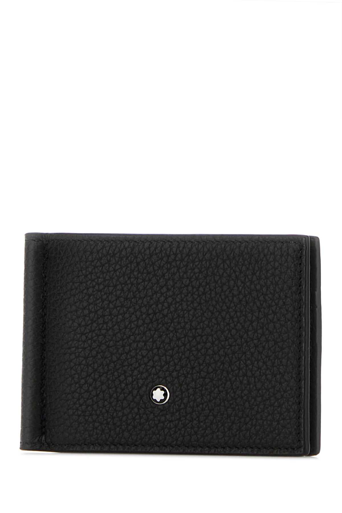 Montblanc Men Black Leather Card Holder MONTBLANC