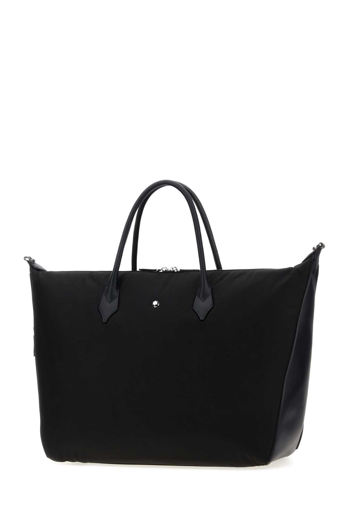 Montblanc Men Black Canvas Weekender 43 Travel Bag MONTBLANC