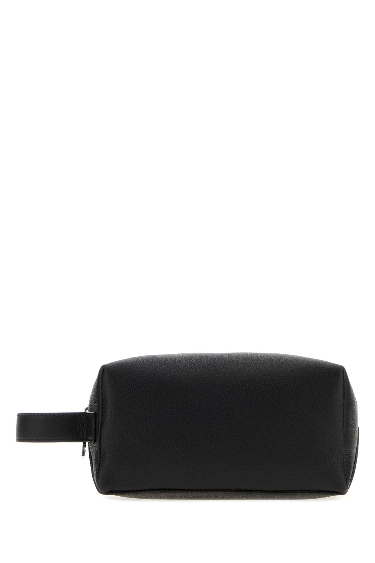 Fendi Men Black Leather Fendi Lui Beauty Case FENDI