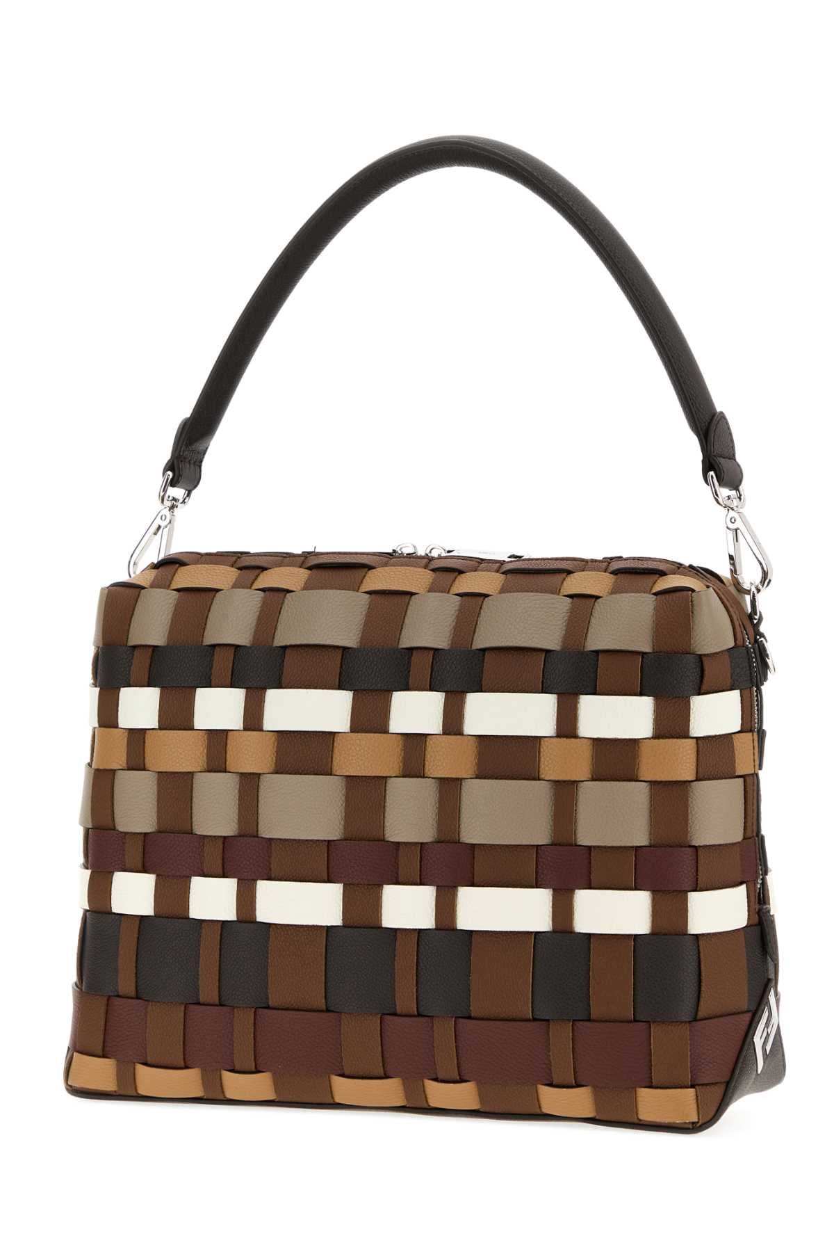 Fendi Men Multicolor Leather Large Fendi Lui Shopping Bag FENDI