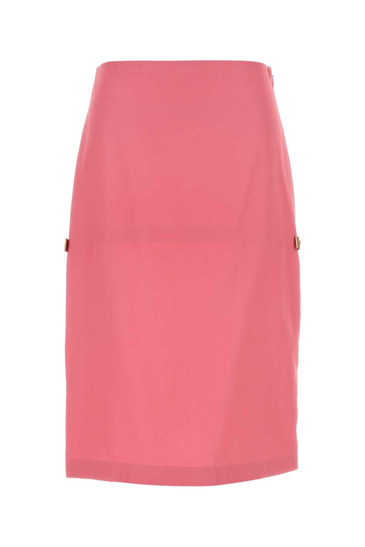 Fendi Women Fluo Pink Viscose Blend Skirt FENDI