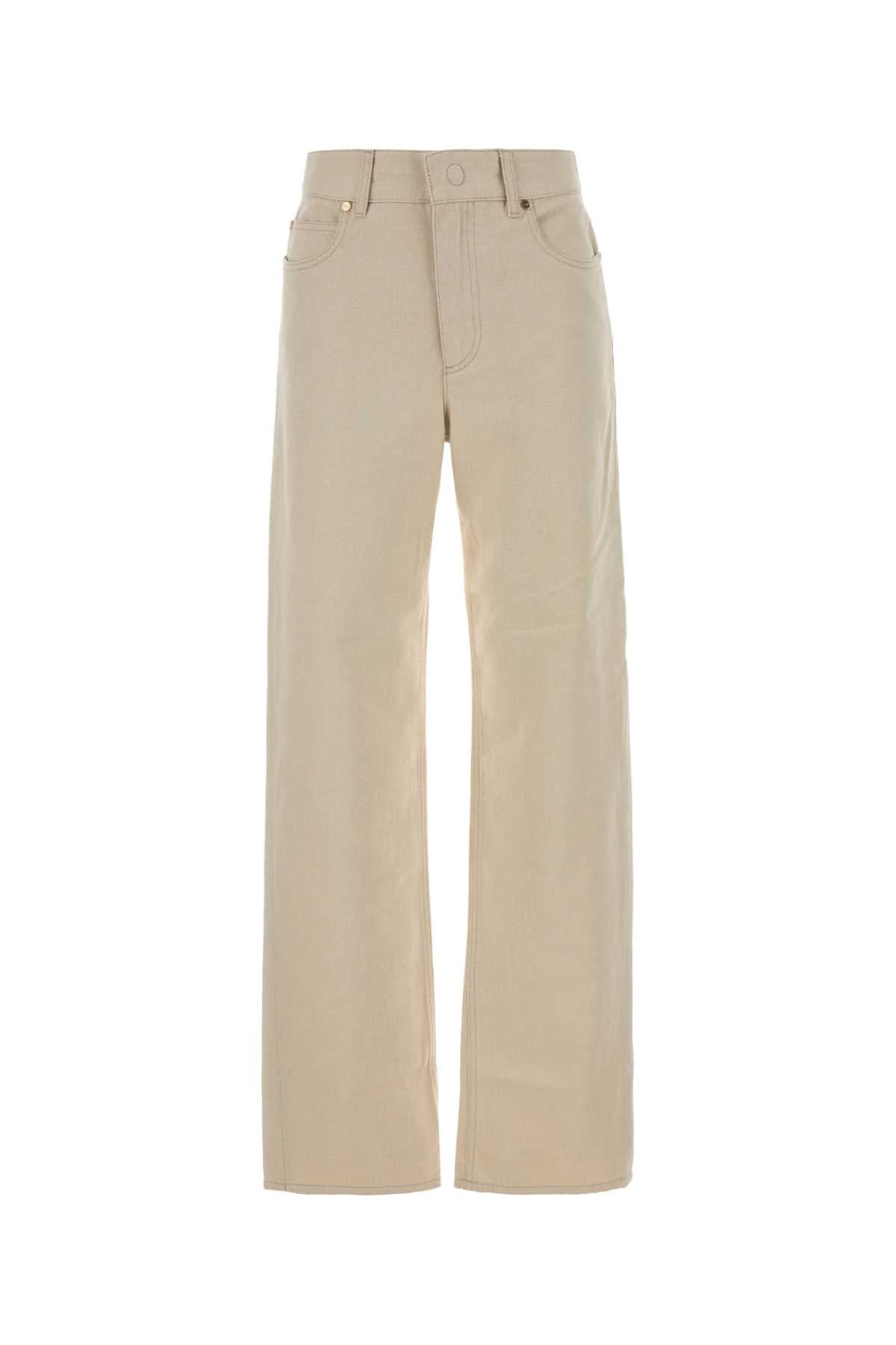 Fendi Women Sand Denim Jeans FENDI