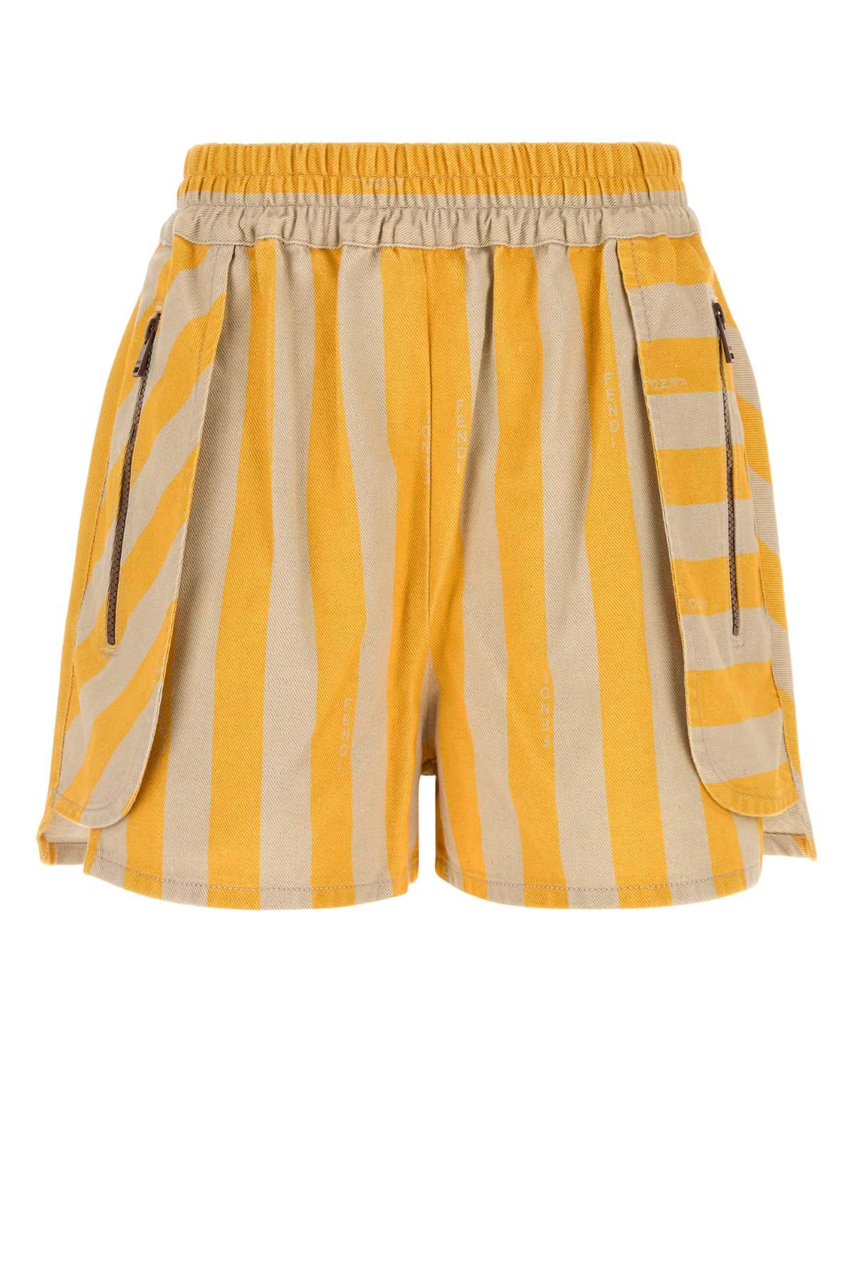Fendi Women Embroidered Cotton Blend Shorts FENDI