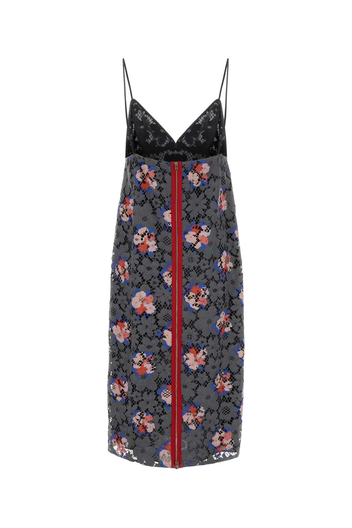 Fendi Women Printed Lace Dress FENDI