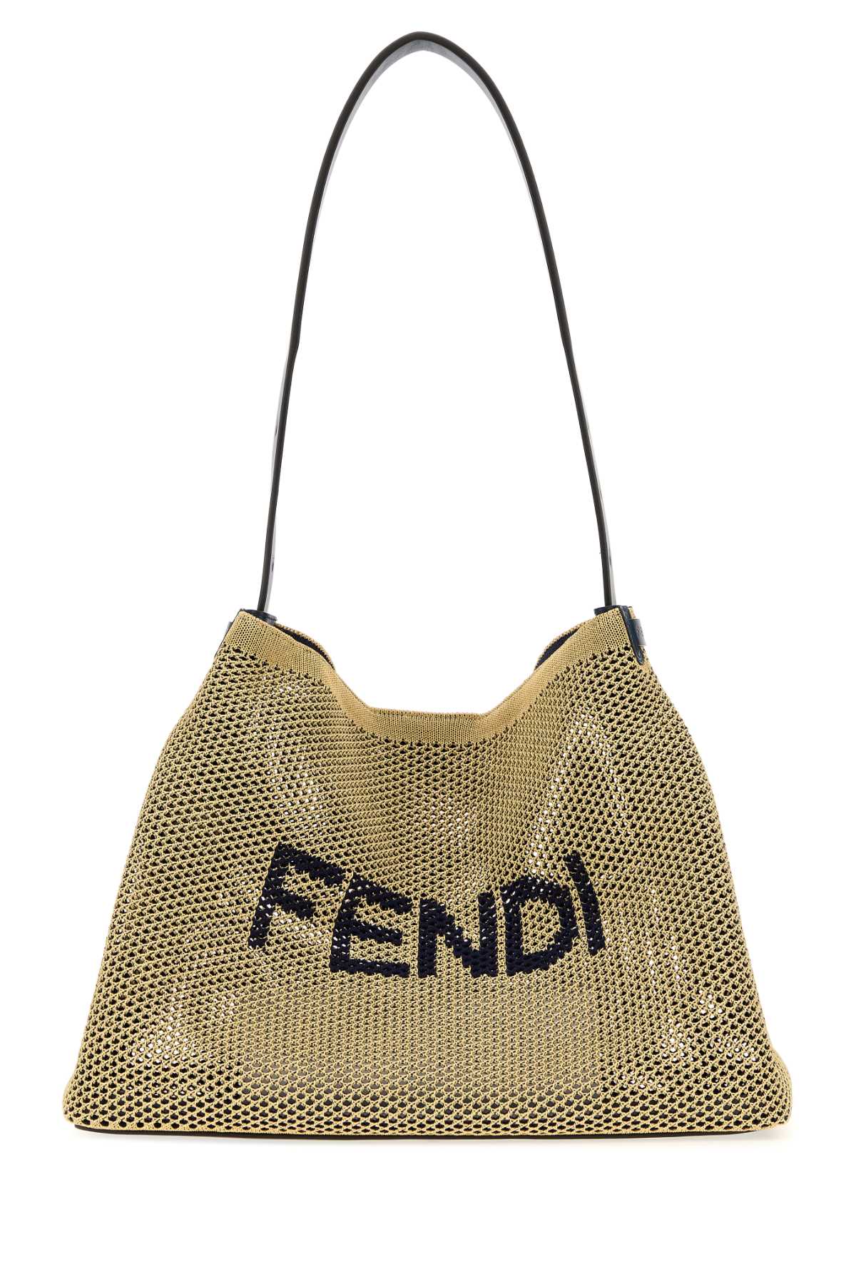 Fendi Men Raffia Large Hobo Soft Shopping Bag FENDI