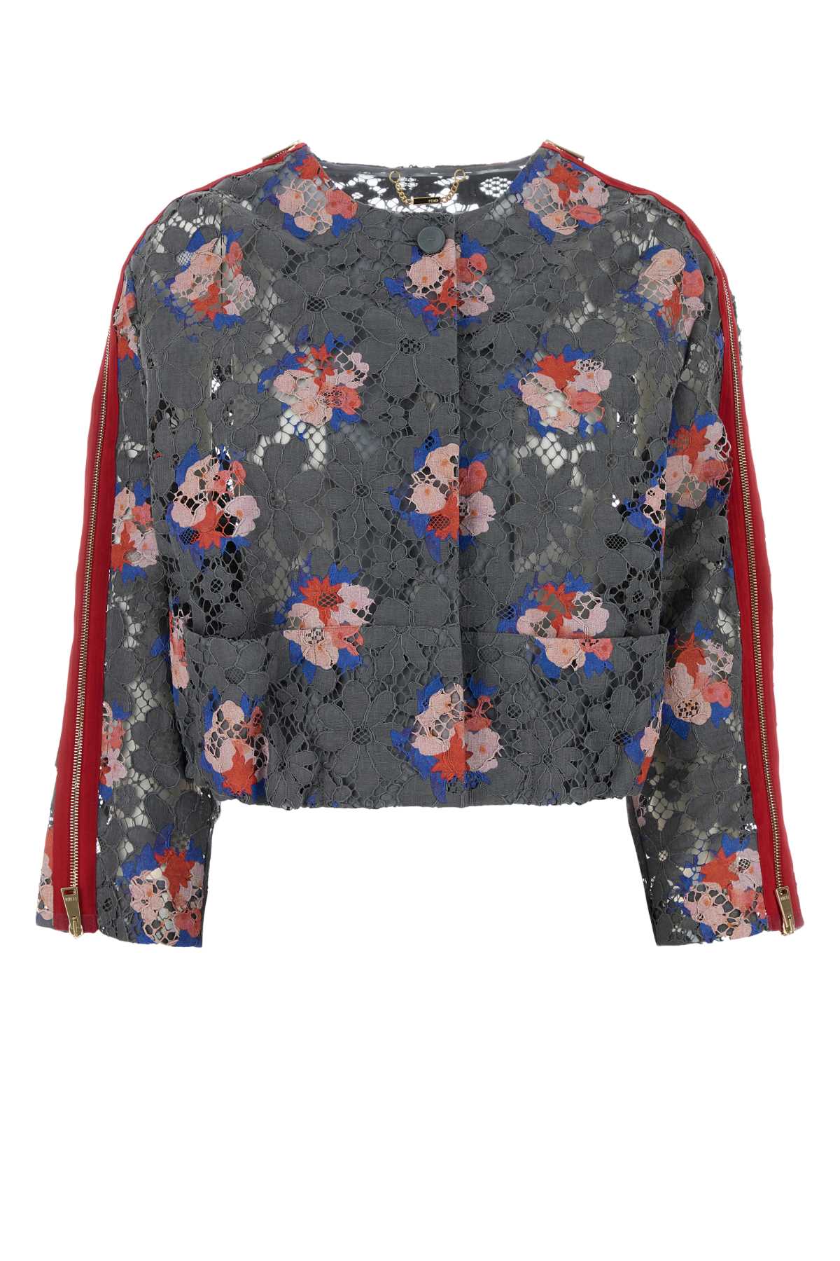Fendi Women Printed Lace Blazer FENDI